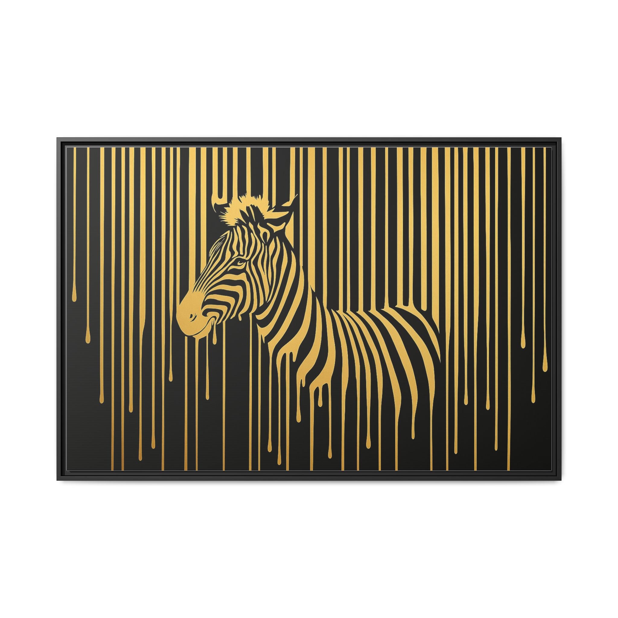 Gold Dripping Zebra