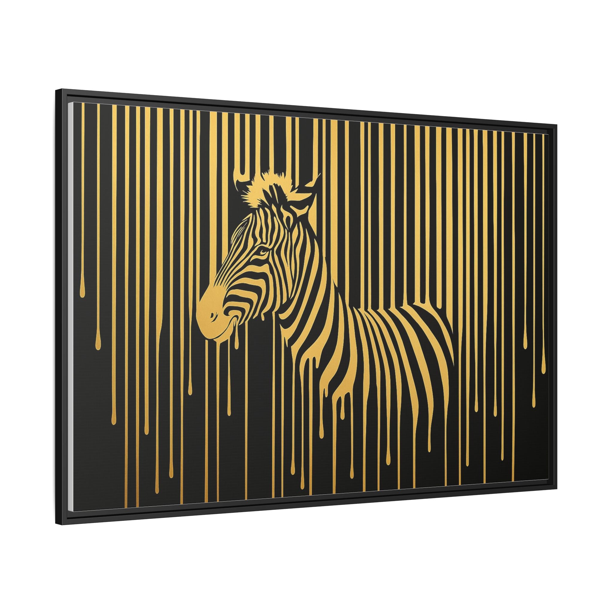 Gold Dripping Zebra