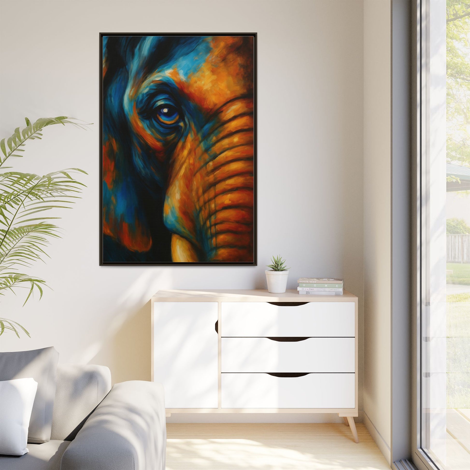 Majestic Elephant Gaze