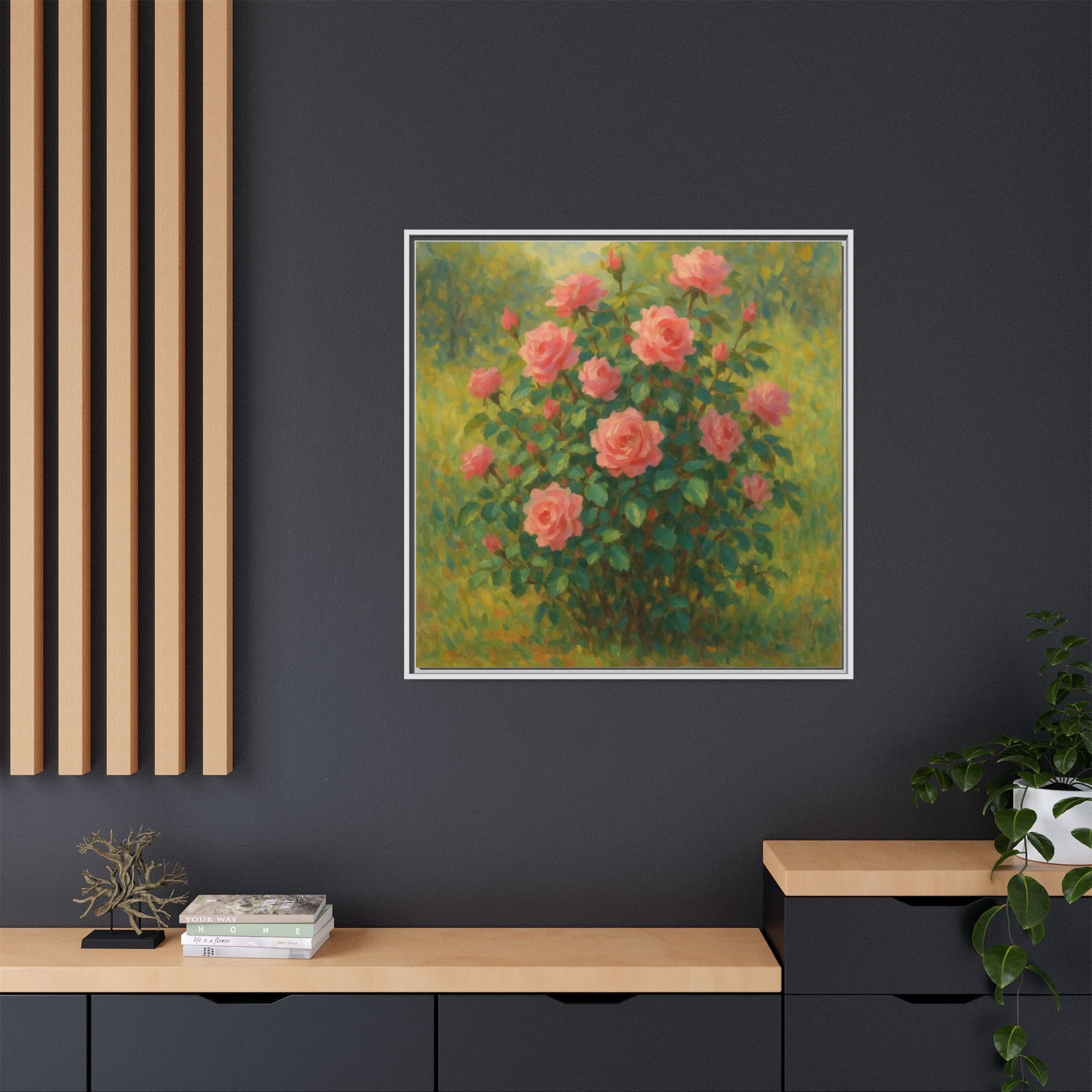 Pink Rose Bush 2