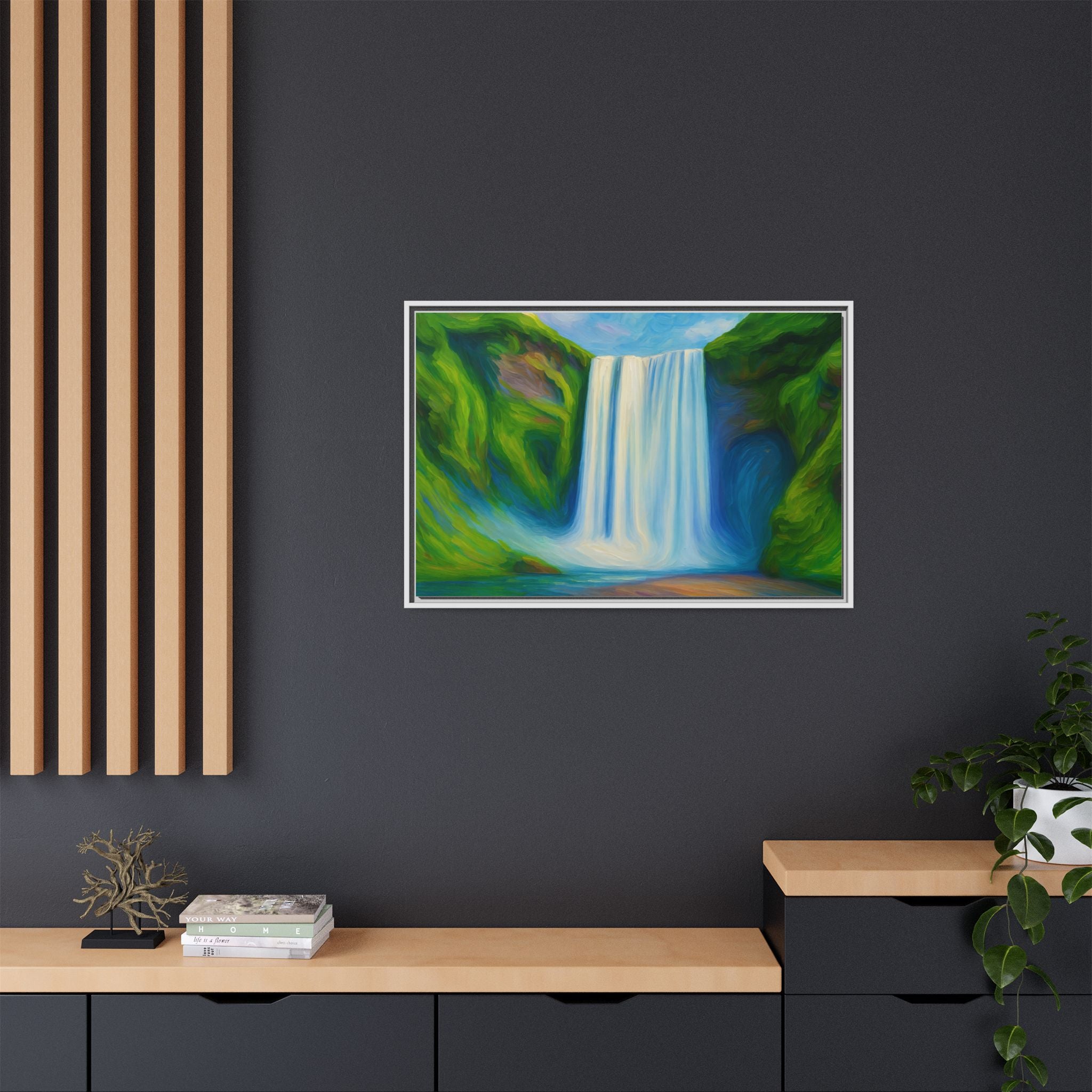 Serene Waterfall 1