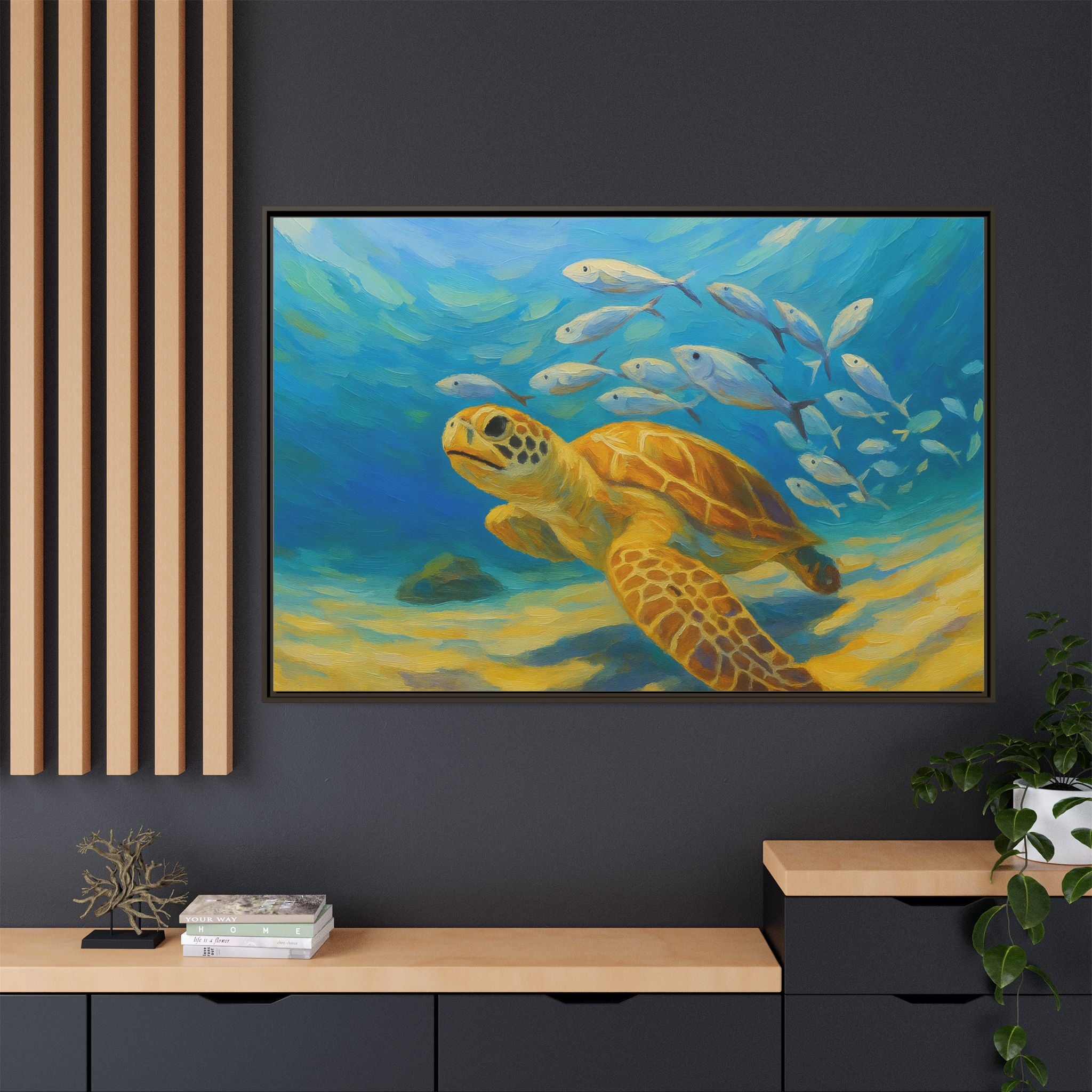 Underwater Sea Turtle life