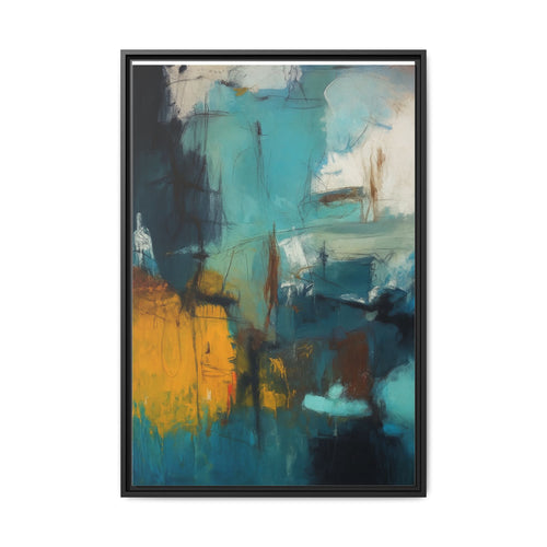 Abstract Blue Gold