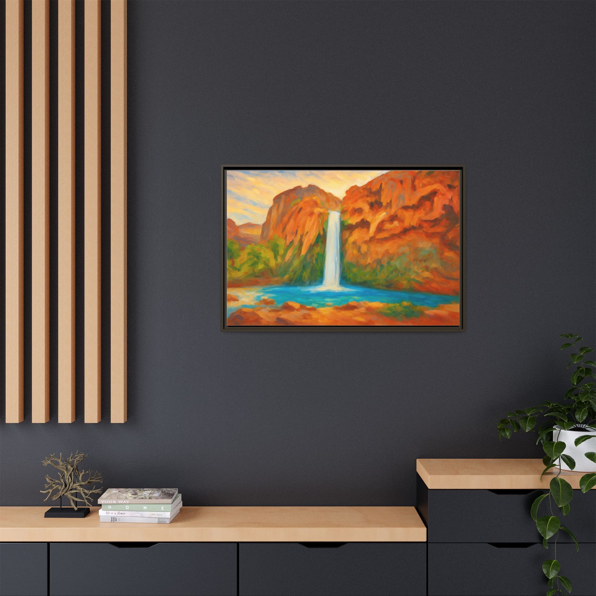 Waterfall Landscape Nature