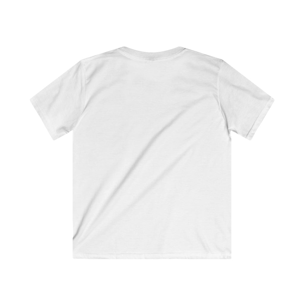 Kids T‑Shirt Nunchuck Enjoin Good X Forbid Evil — White Tee