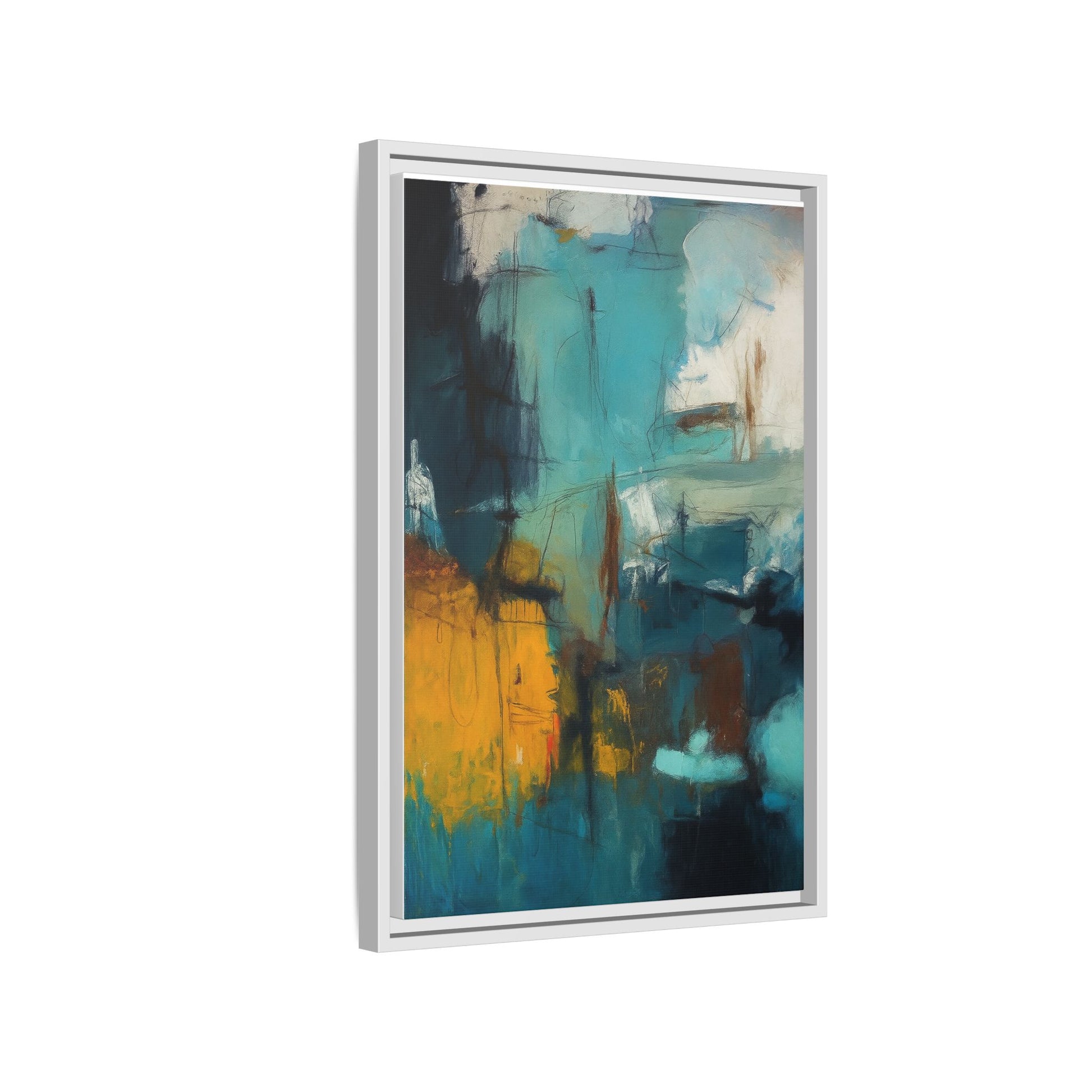 Abstract Blue Gold