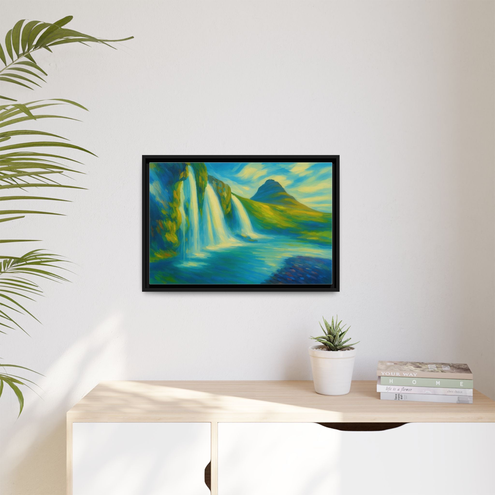 Waterfall Green Landscape