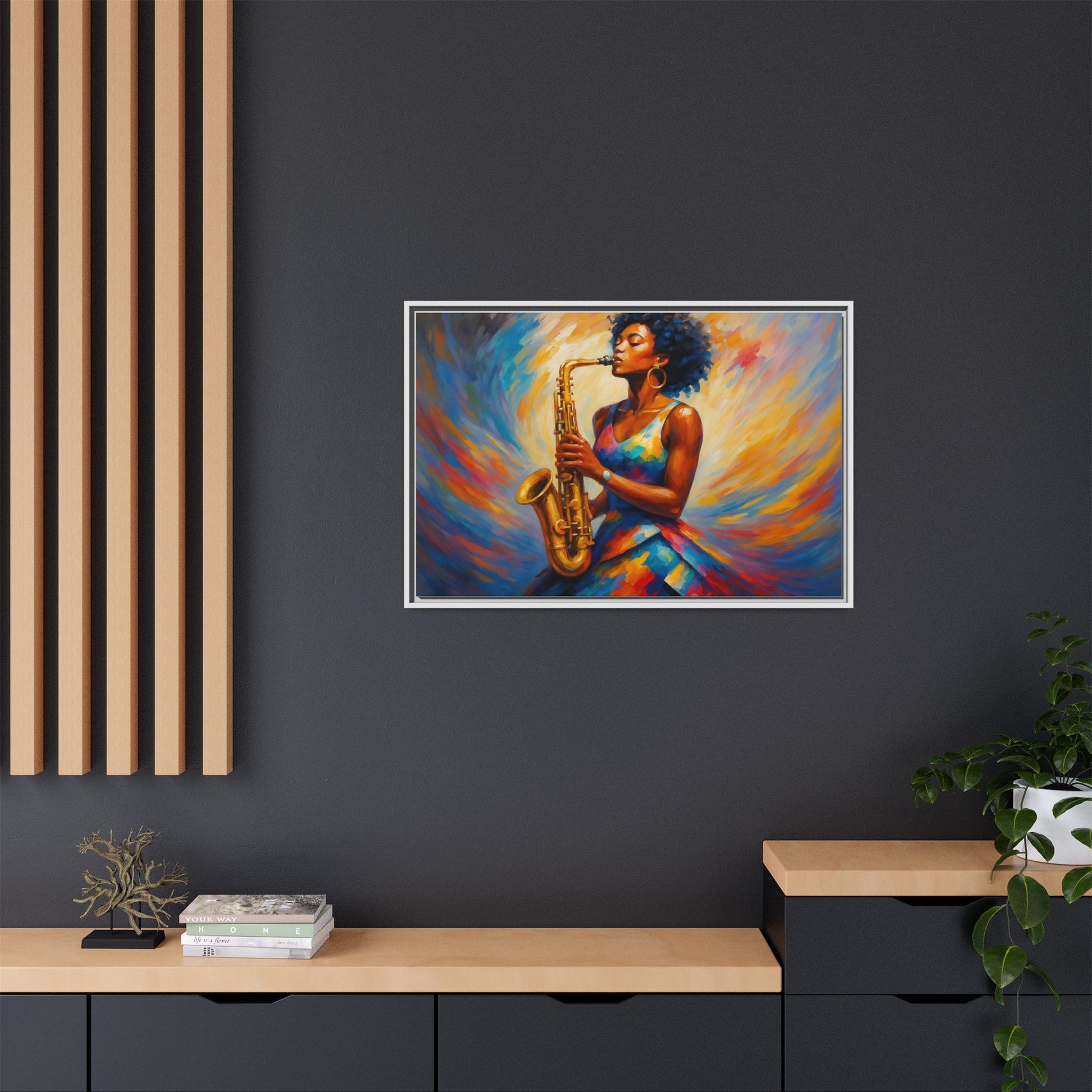 Vibrant Jazzy Lady