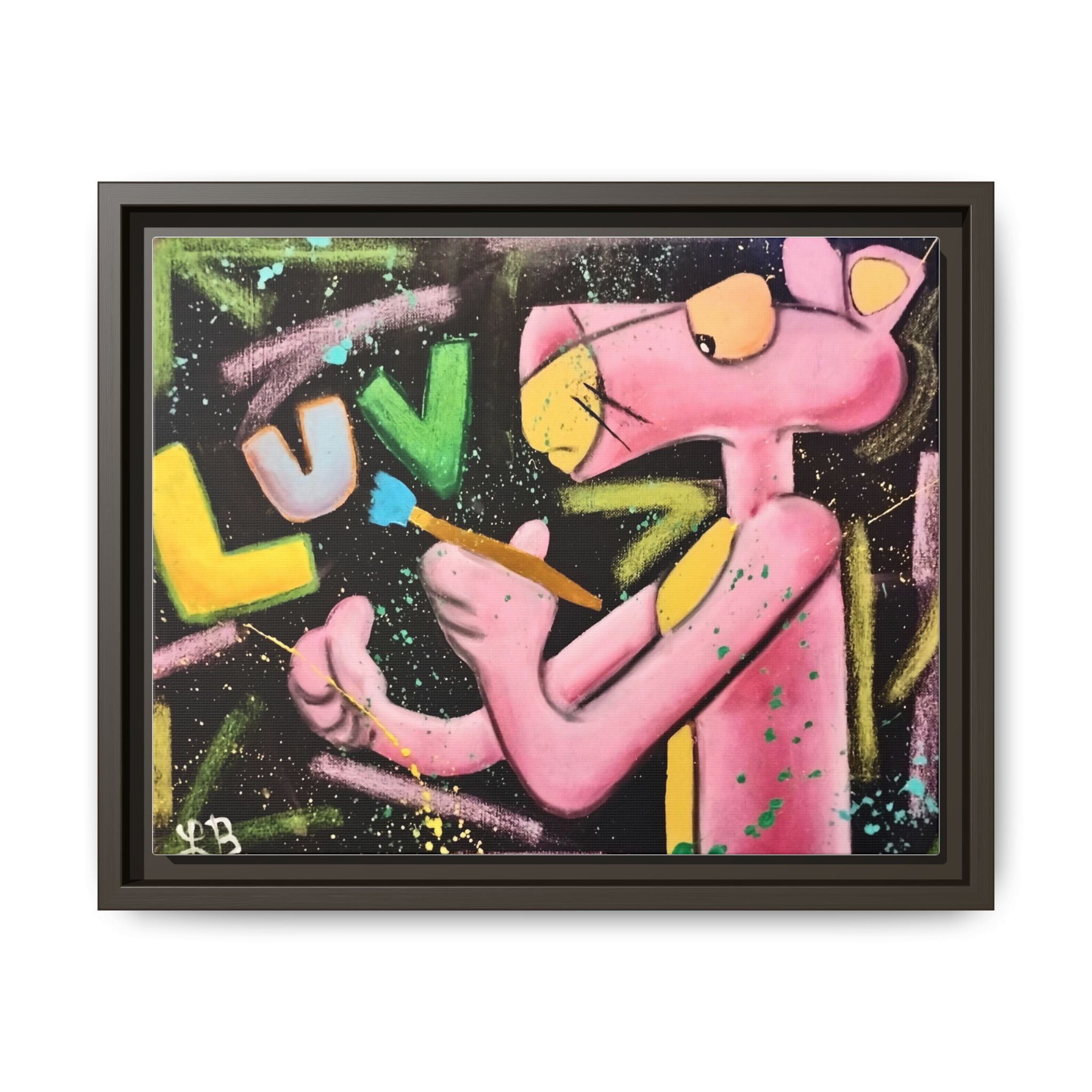 Luv Pink Panther Graffiti