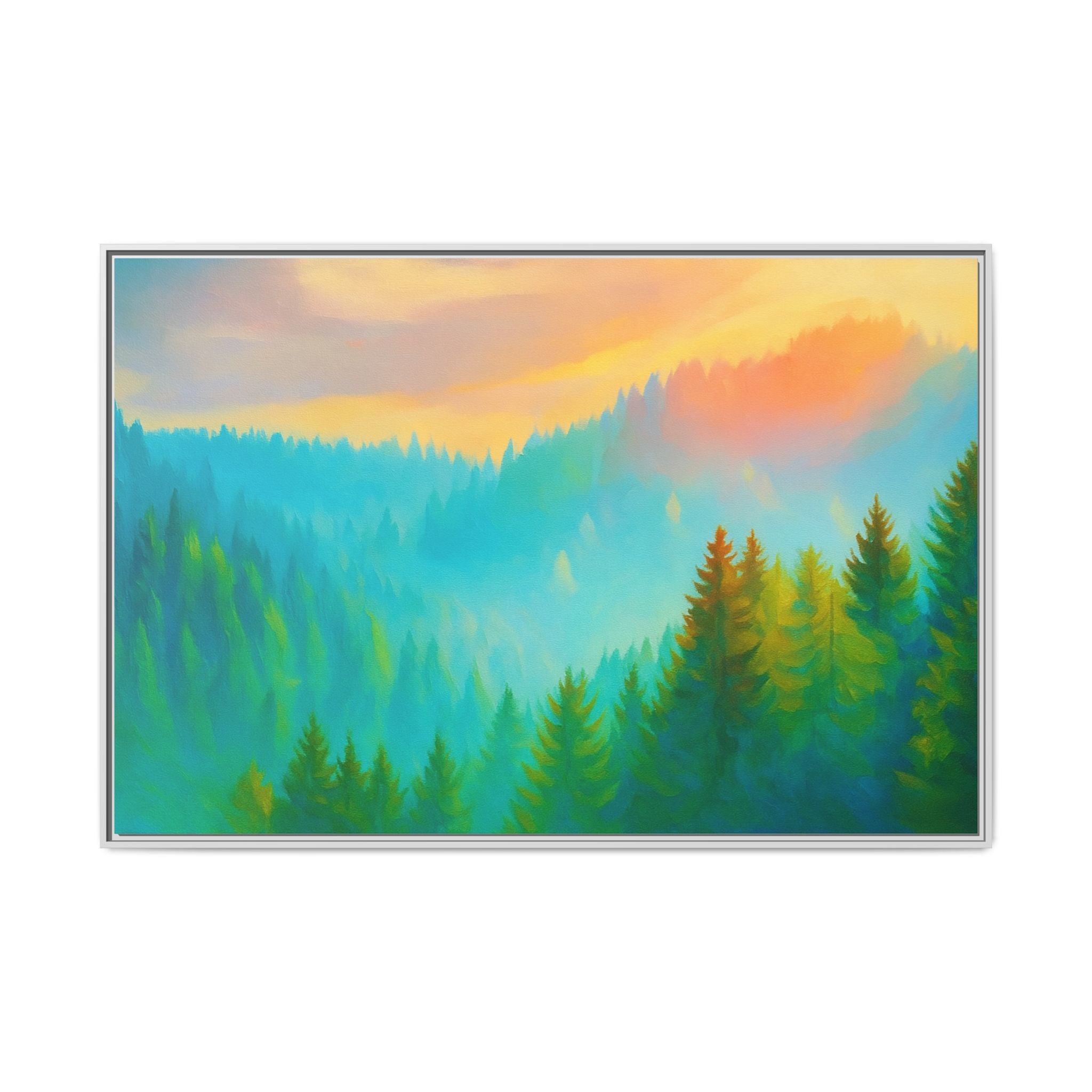 Serene Sun Forest Nature