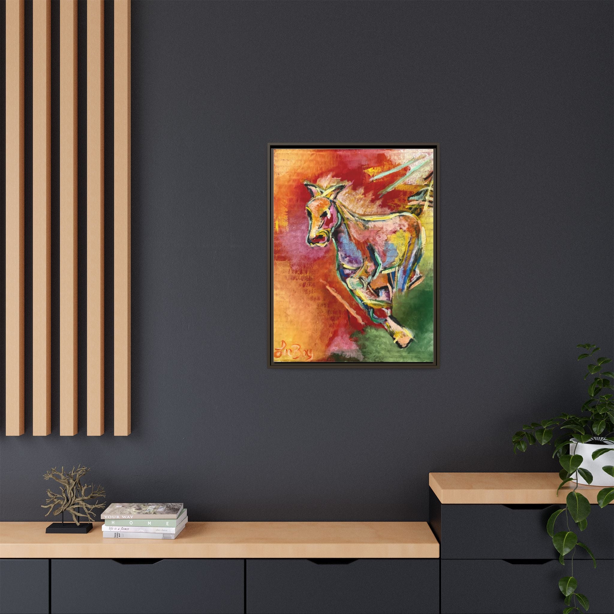 Horse Equine Color Burst