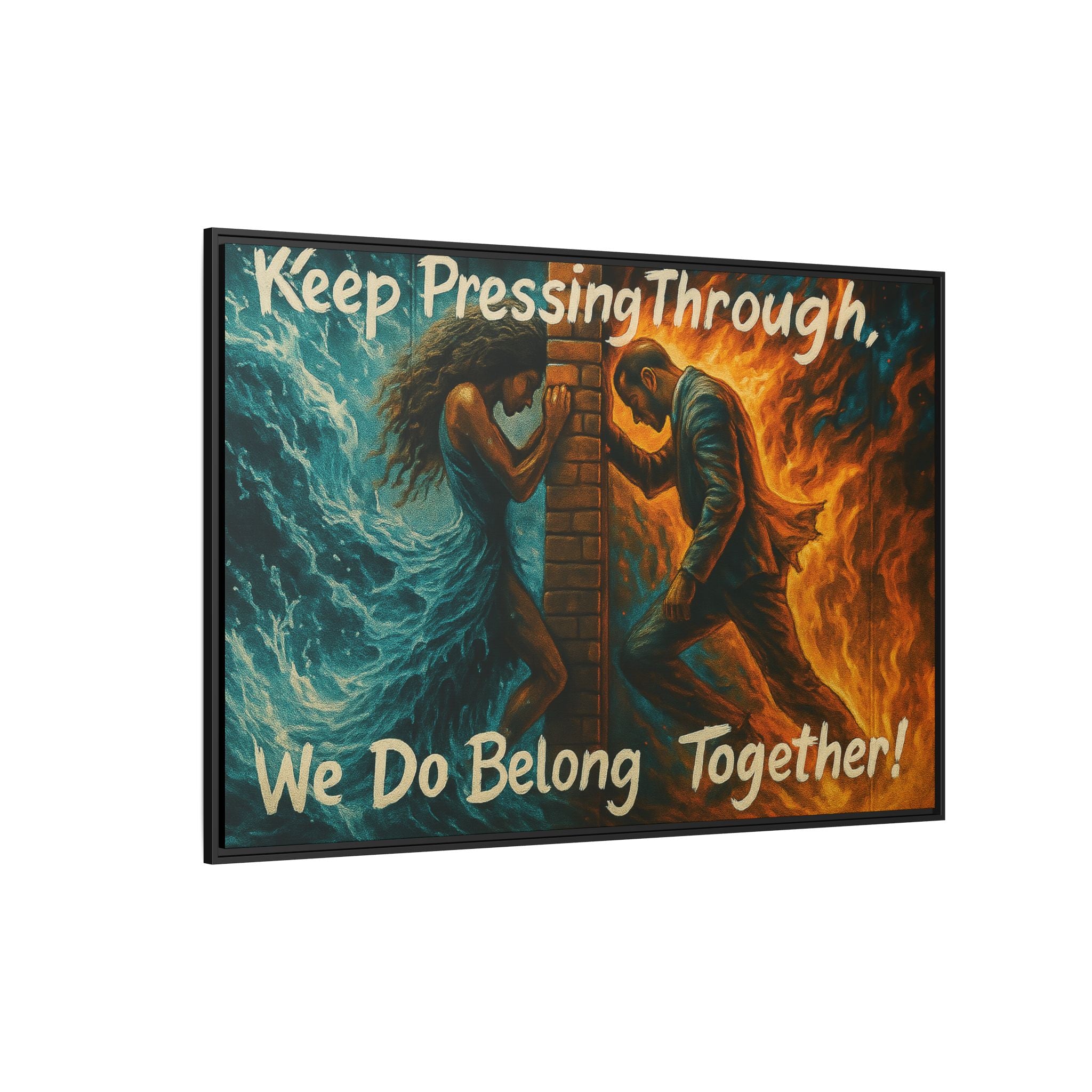 Matte Canvas, Framed (Multi-color)