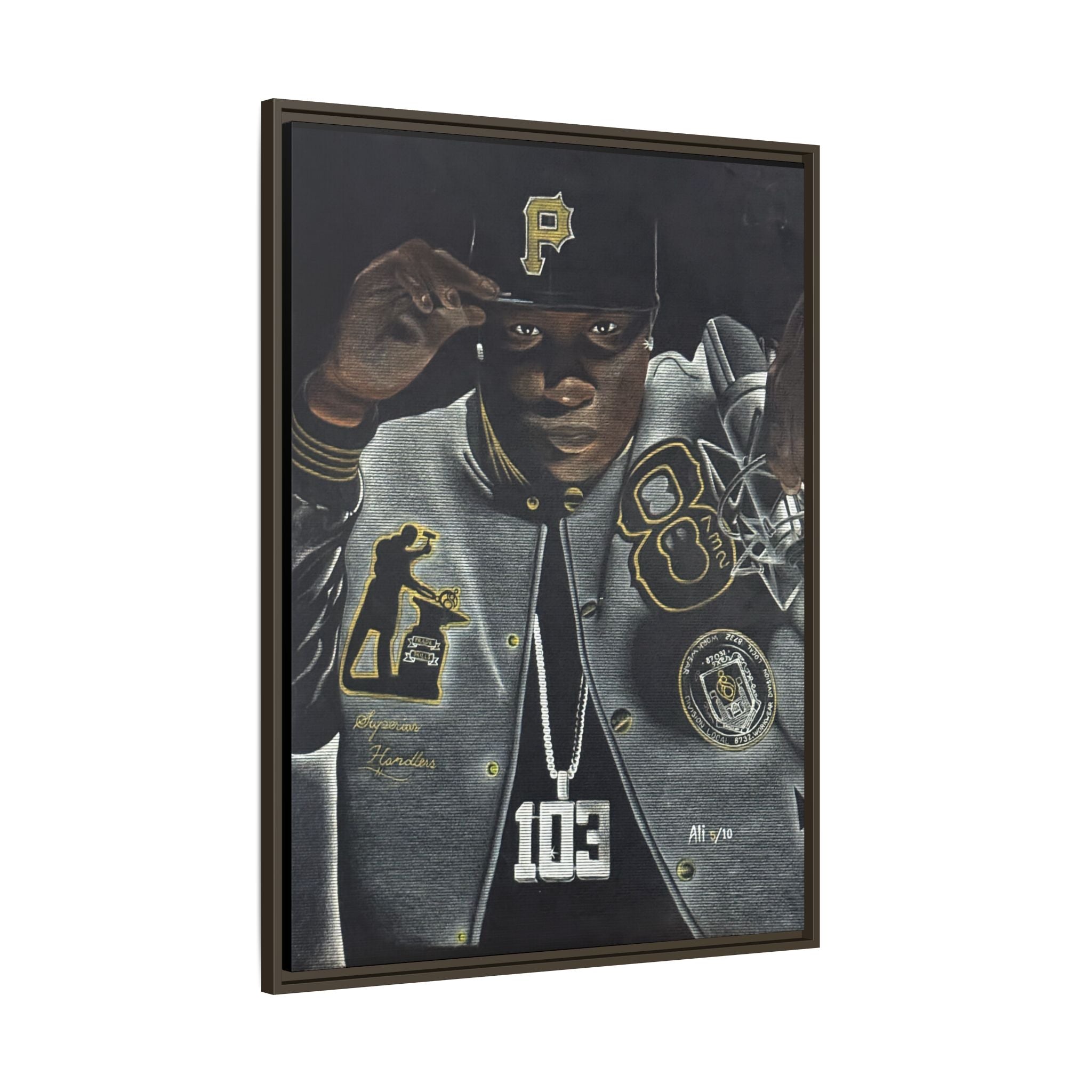 Canvas Looking in the Mirror Wall Art