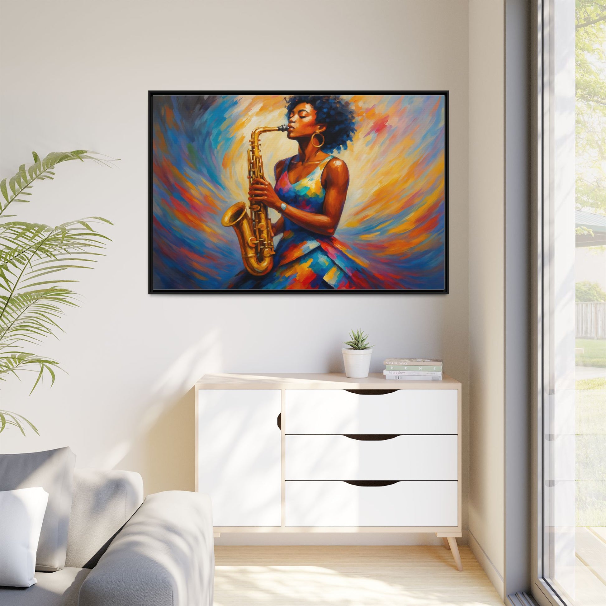 Vibrant Jazzy Lady