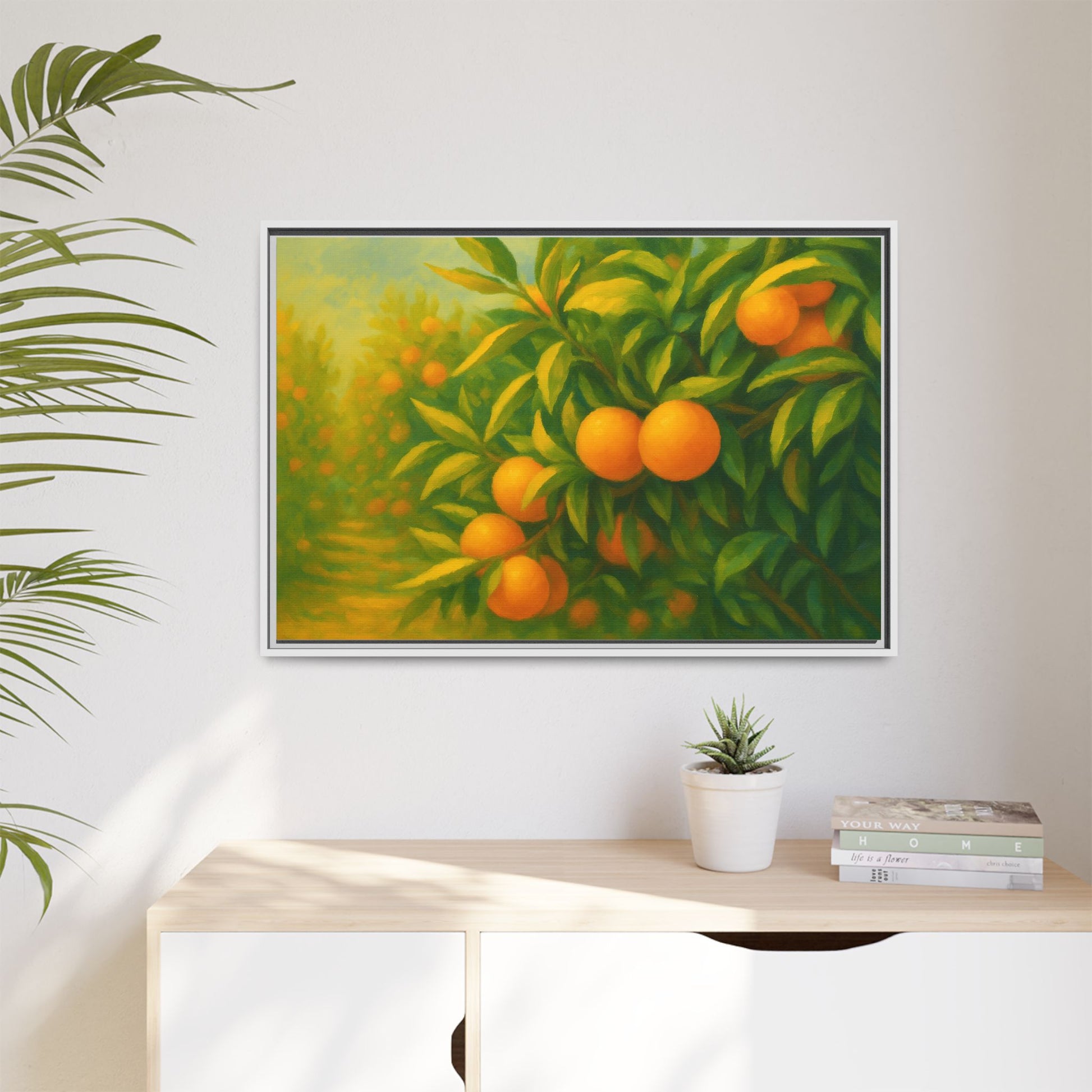 Orange Orchard Field