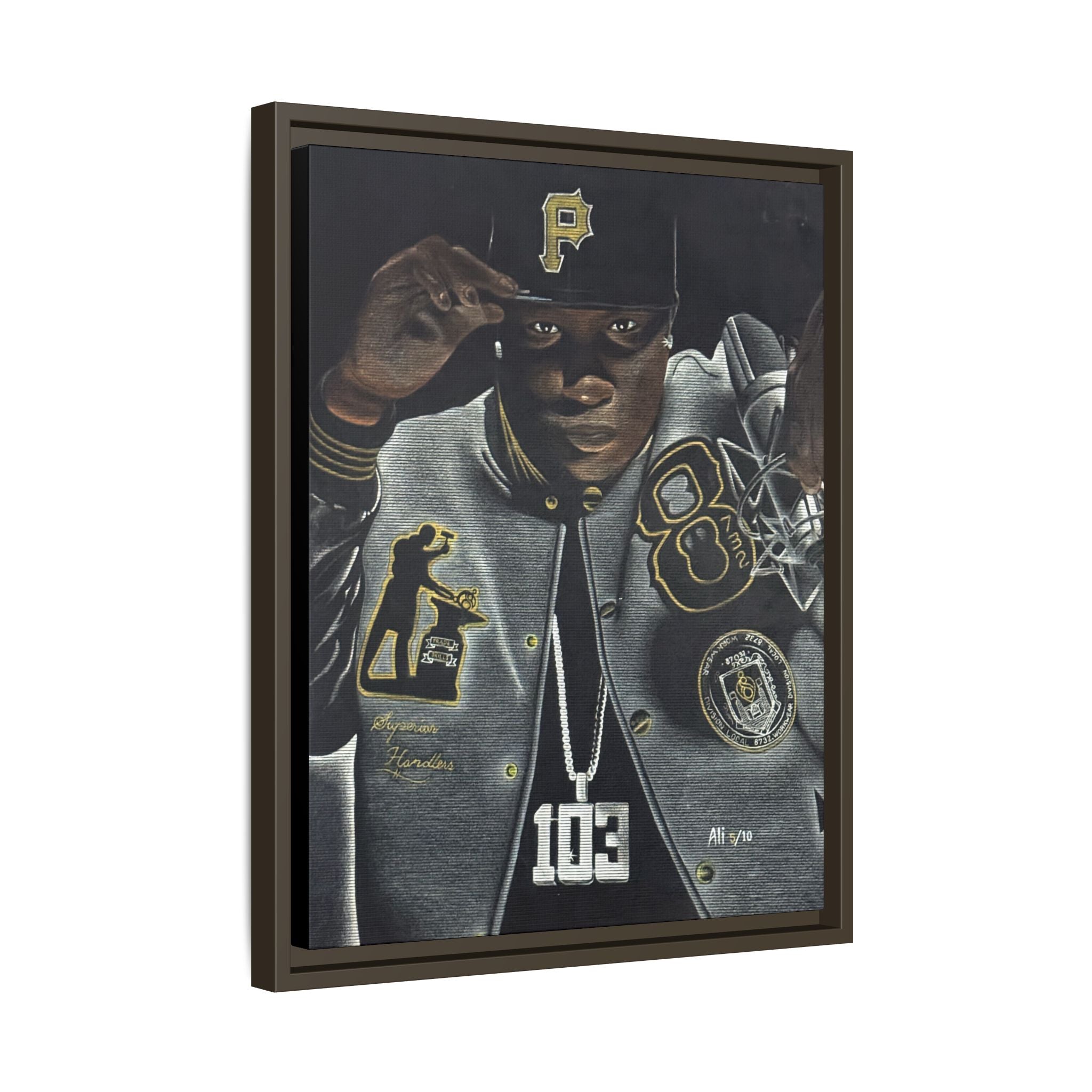 Canvas Looking in the Mirror Wall Art