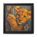 Lion Cub in Tree