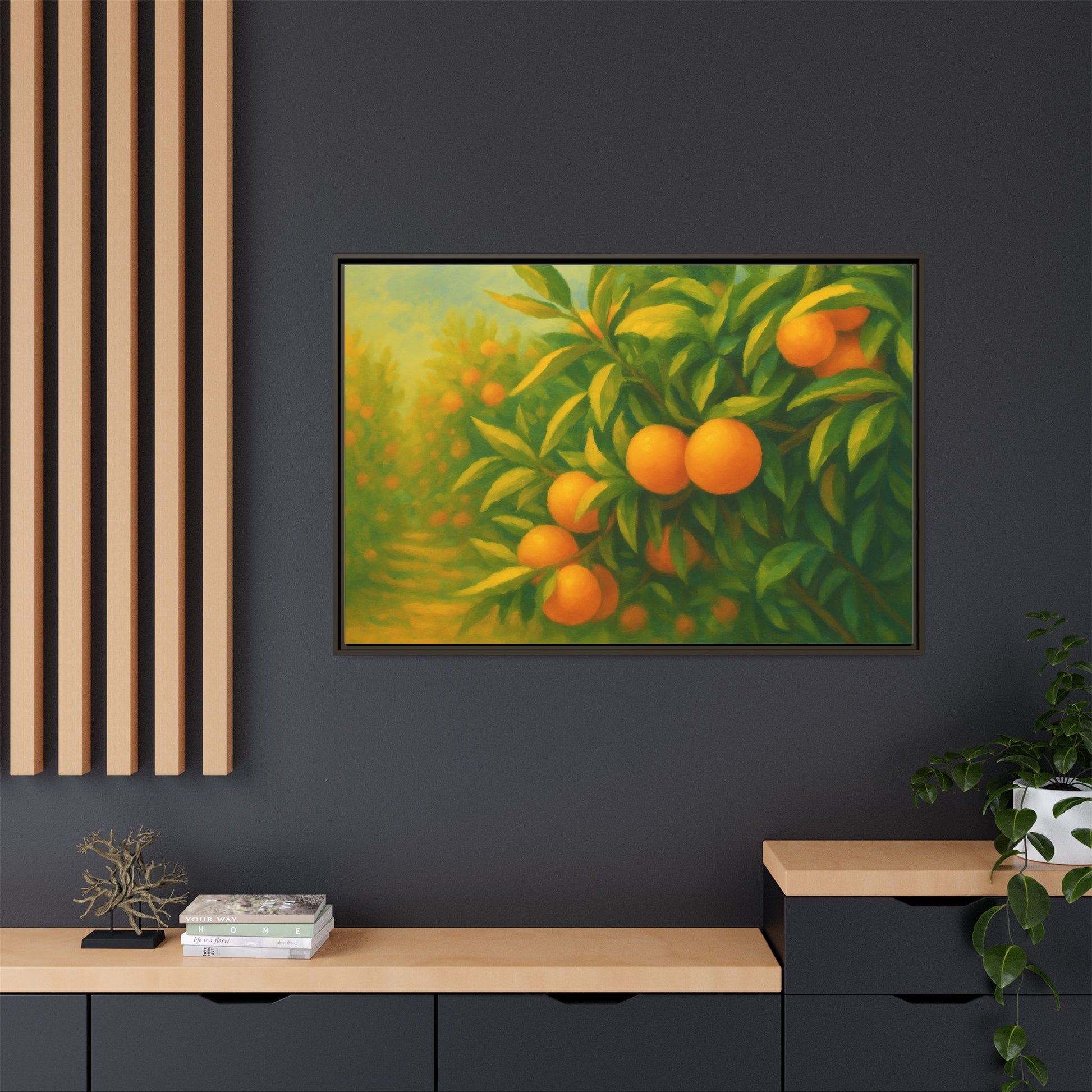 Orange Orchard Field