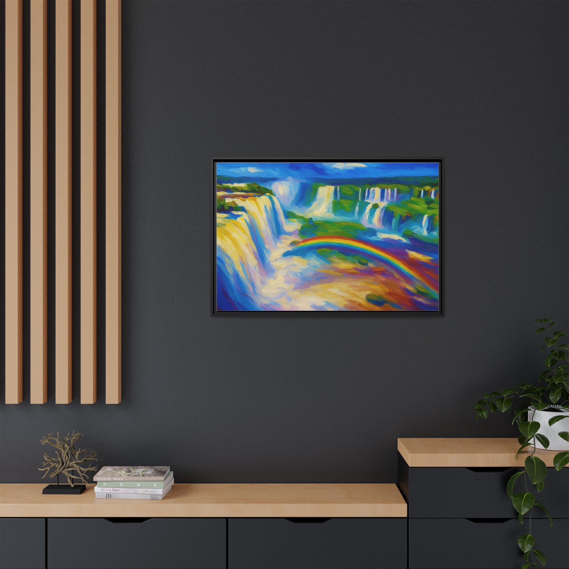 Waterfall Rainbow Splash