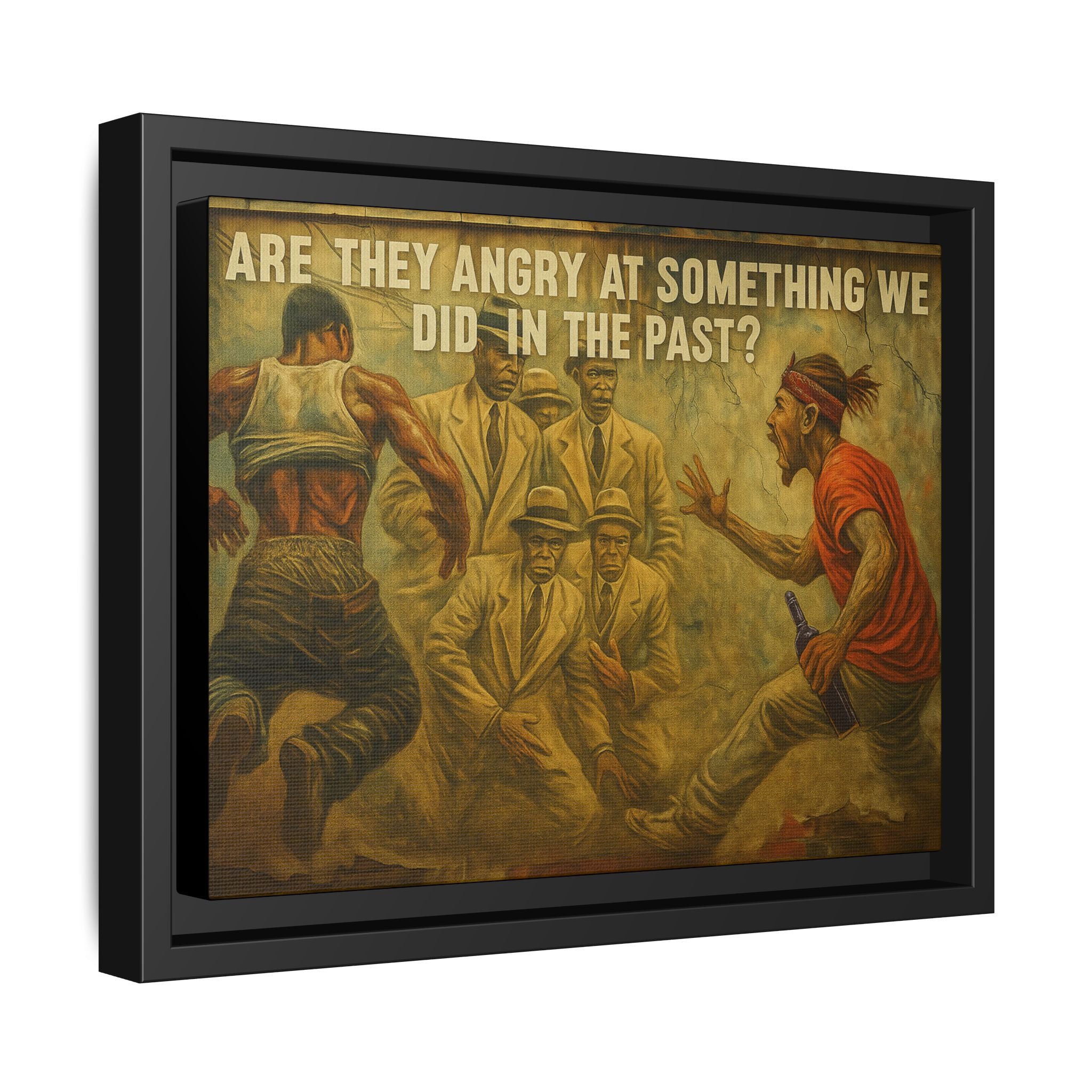 Framed Art Print: Thought-Provoking Vintage Style Wall Decor, Home Office Inspiration, Thoughtful Gift for Art Lovers