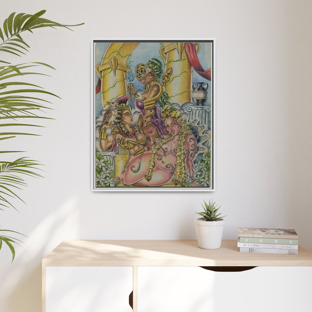 Canvas Art Print - Many Faces