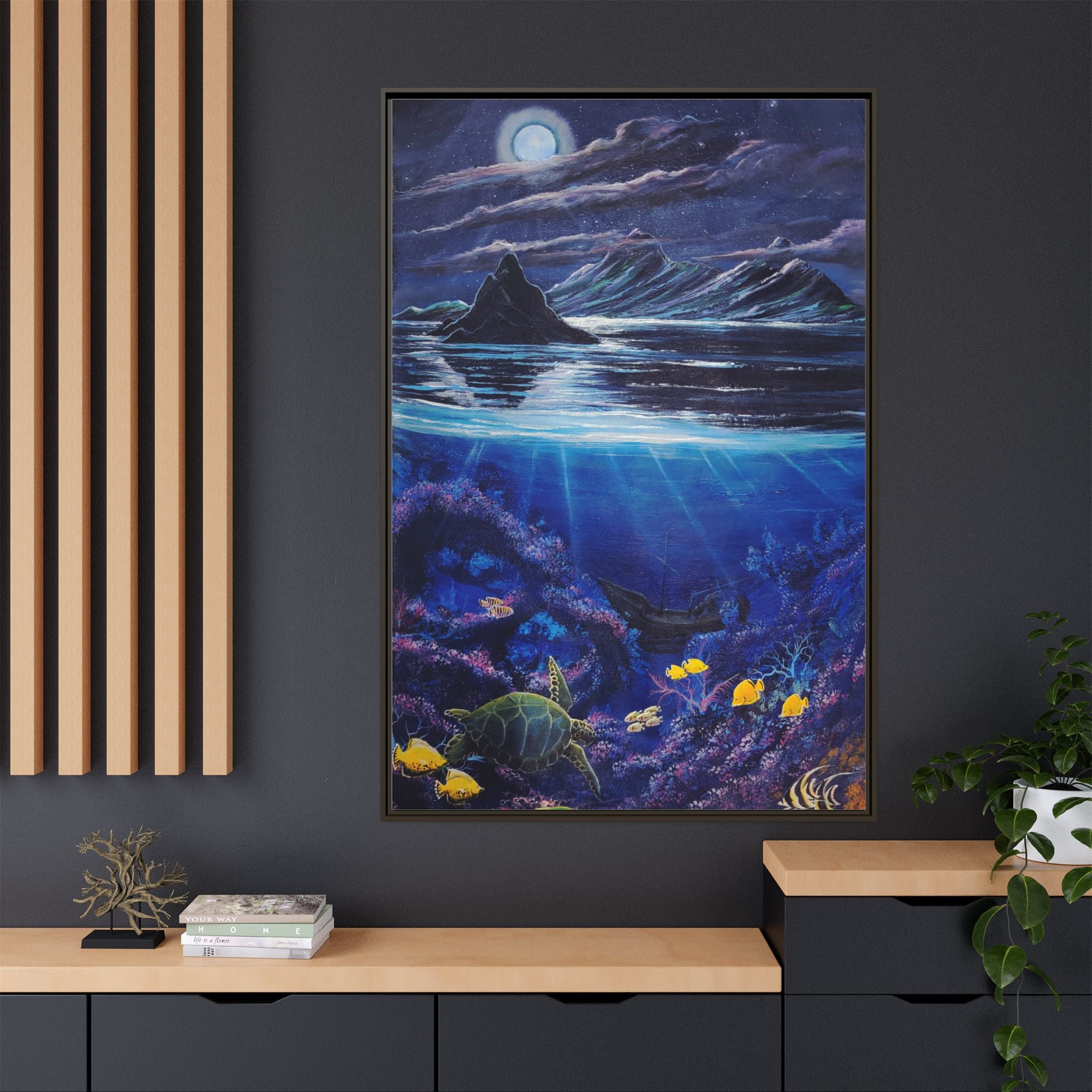 Dark Underwater Serenity