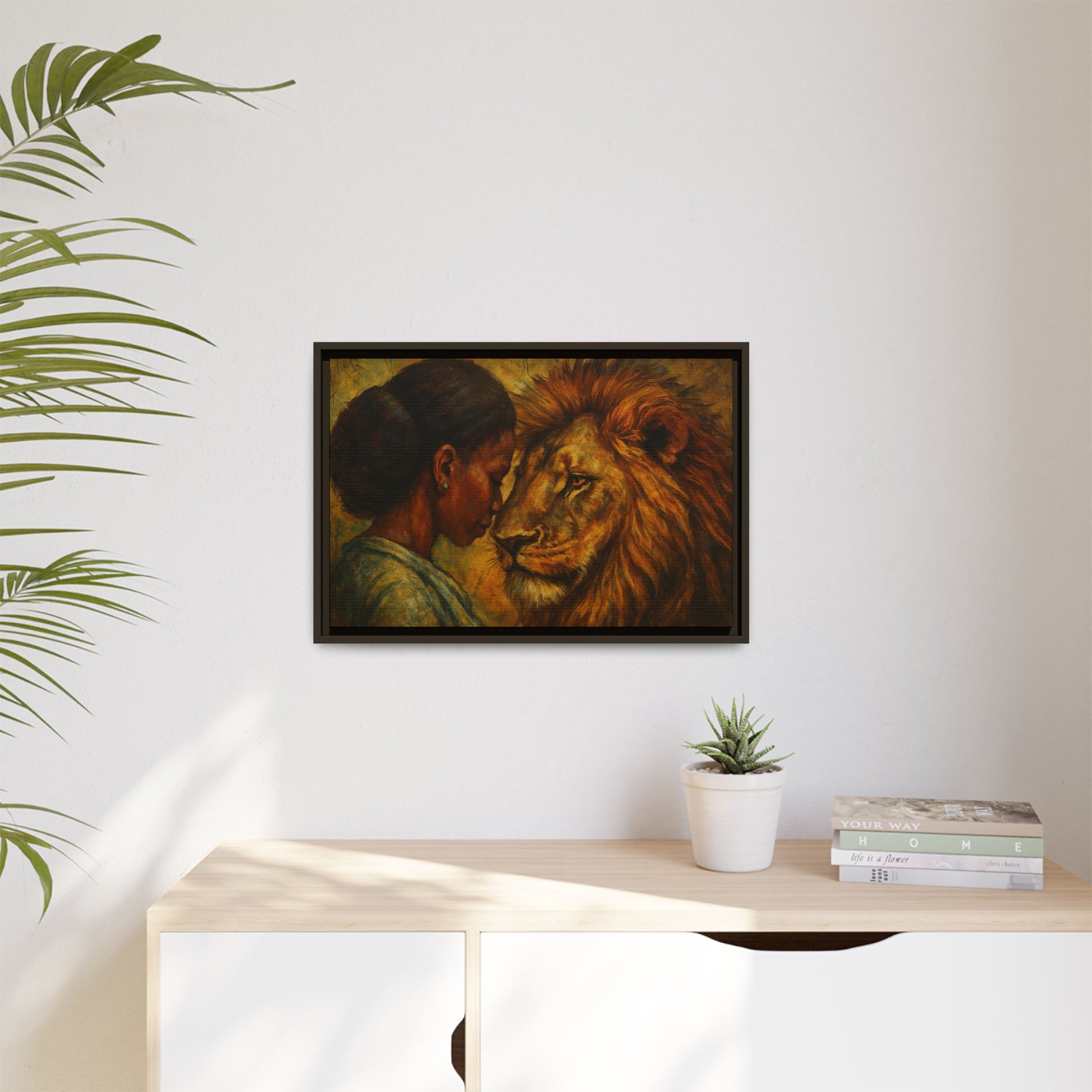 Lion and Woman