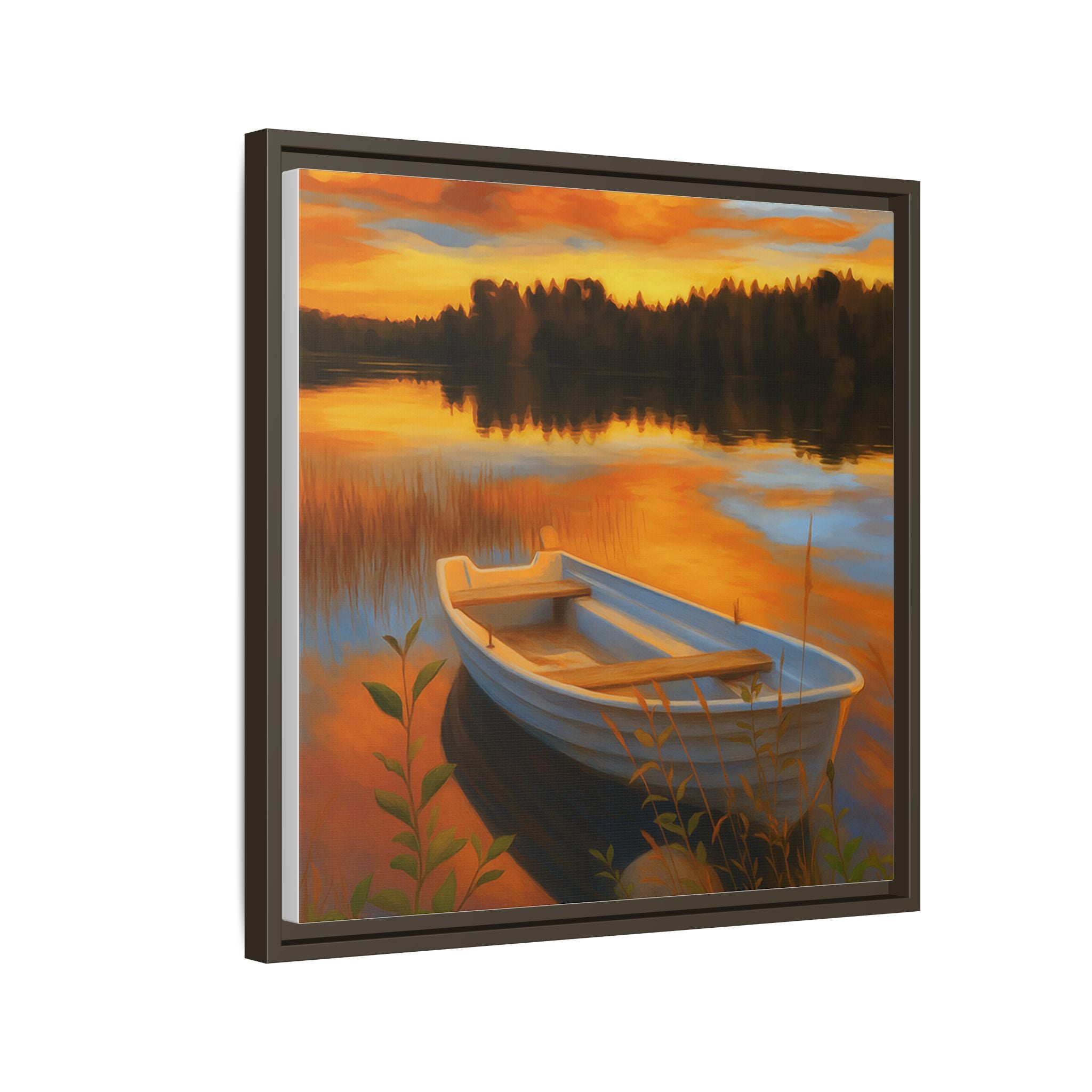 Sunset Boat Reflections