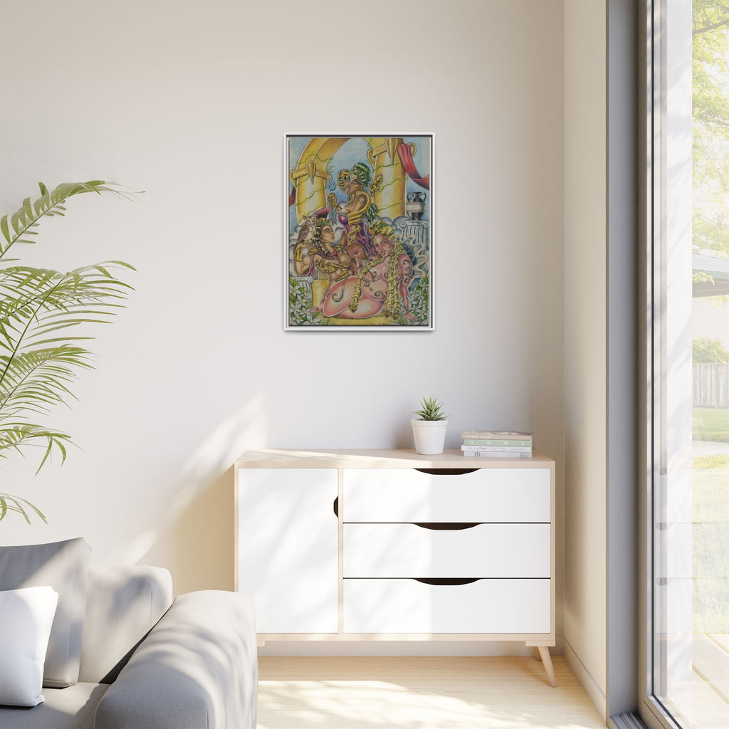 Canvas Art Print - Many Faces