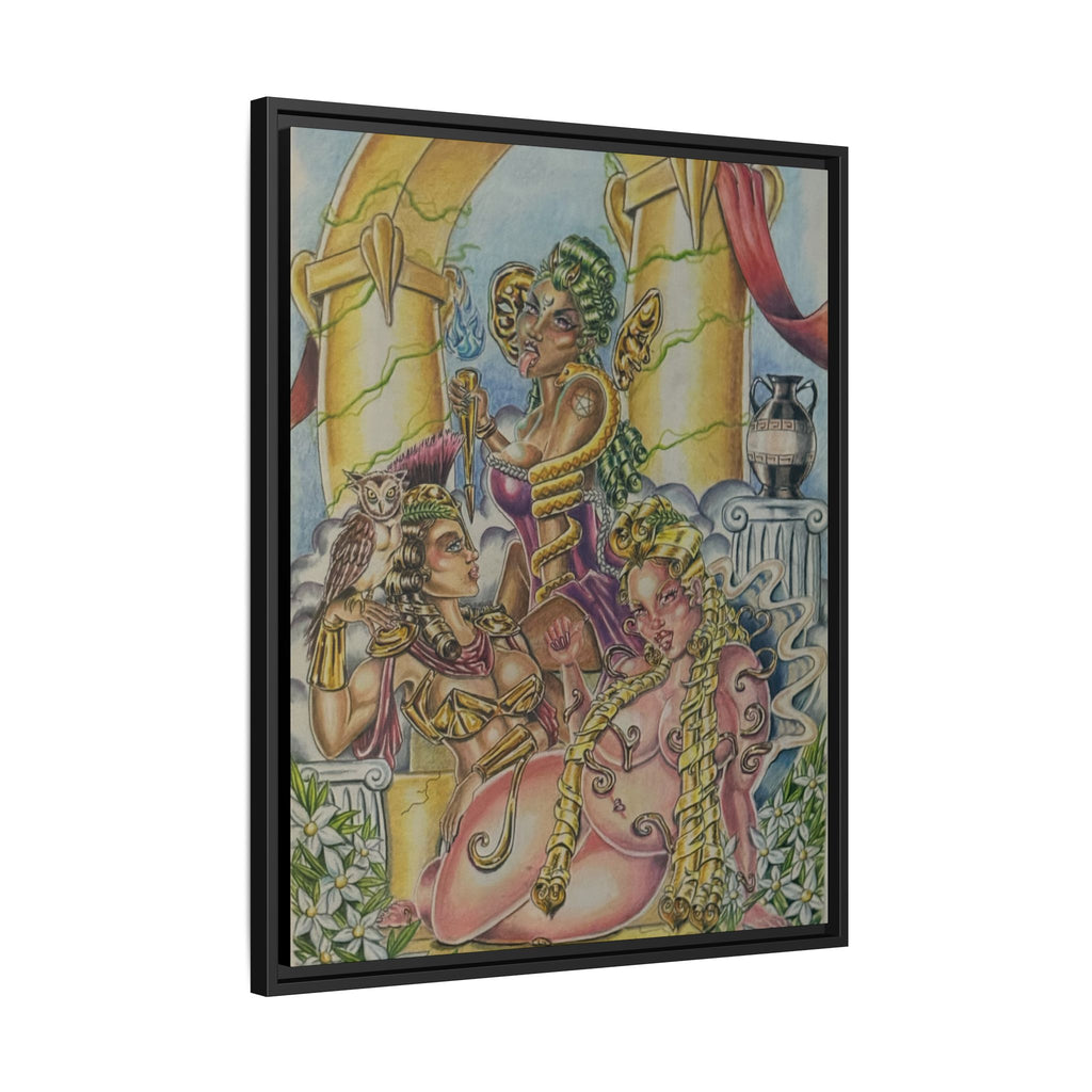 Canvas Art Print - Many Faces