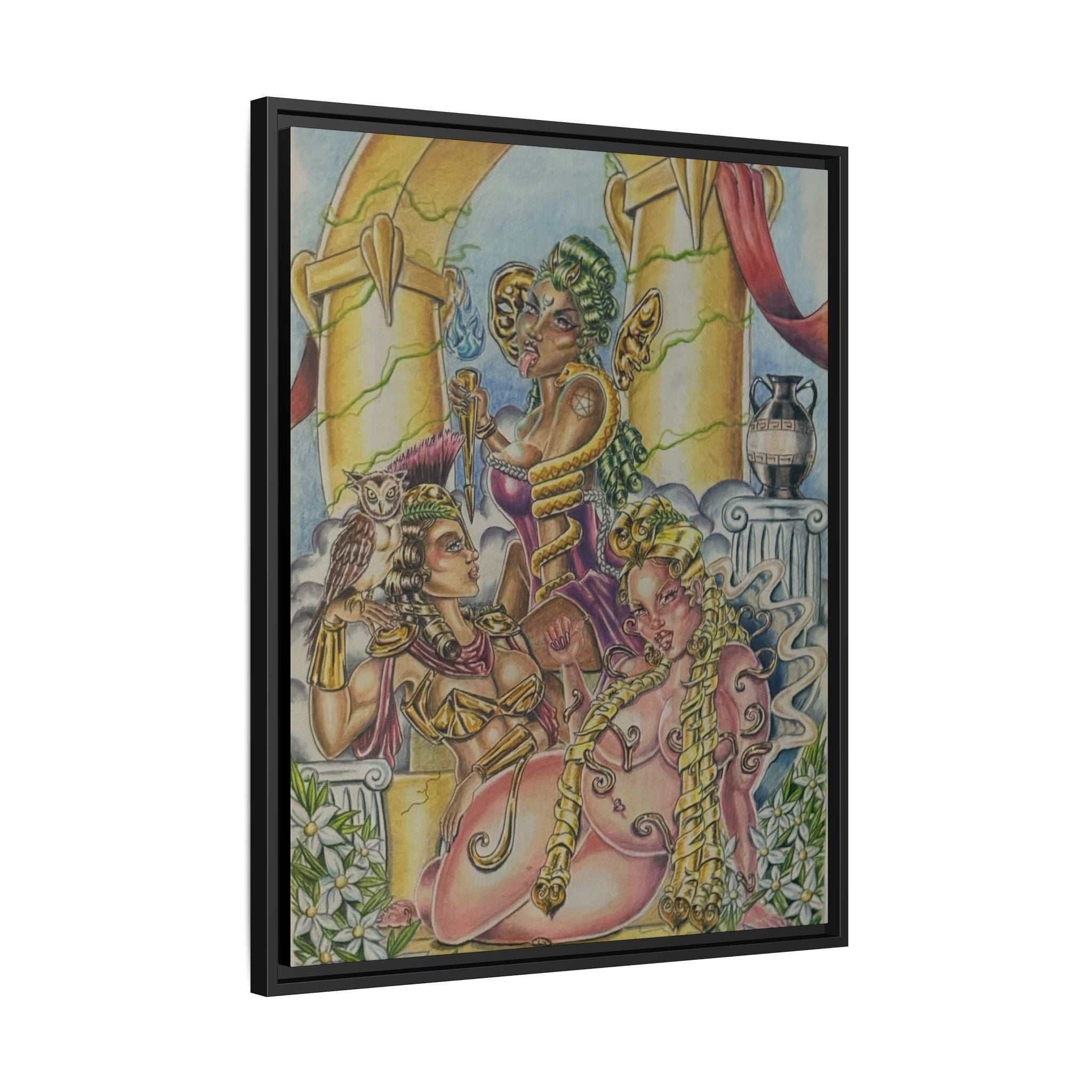Canvas Art Print - Many Faces