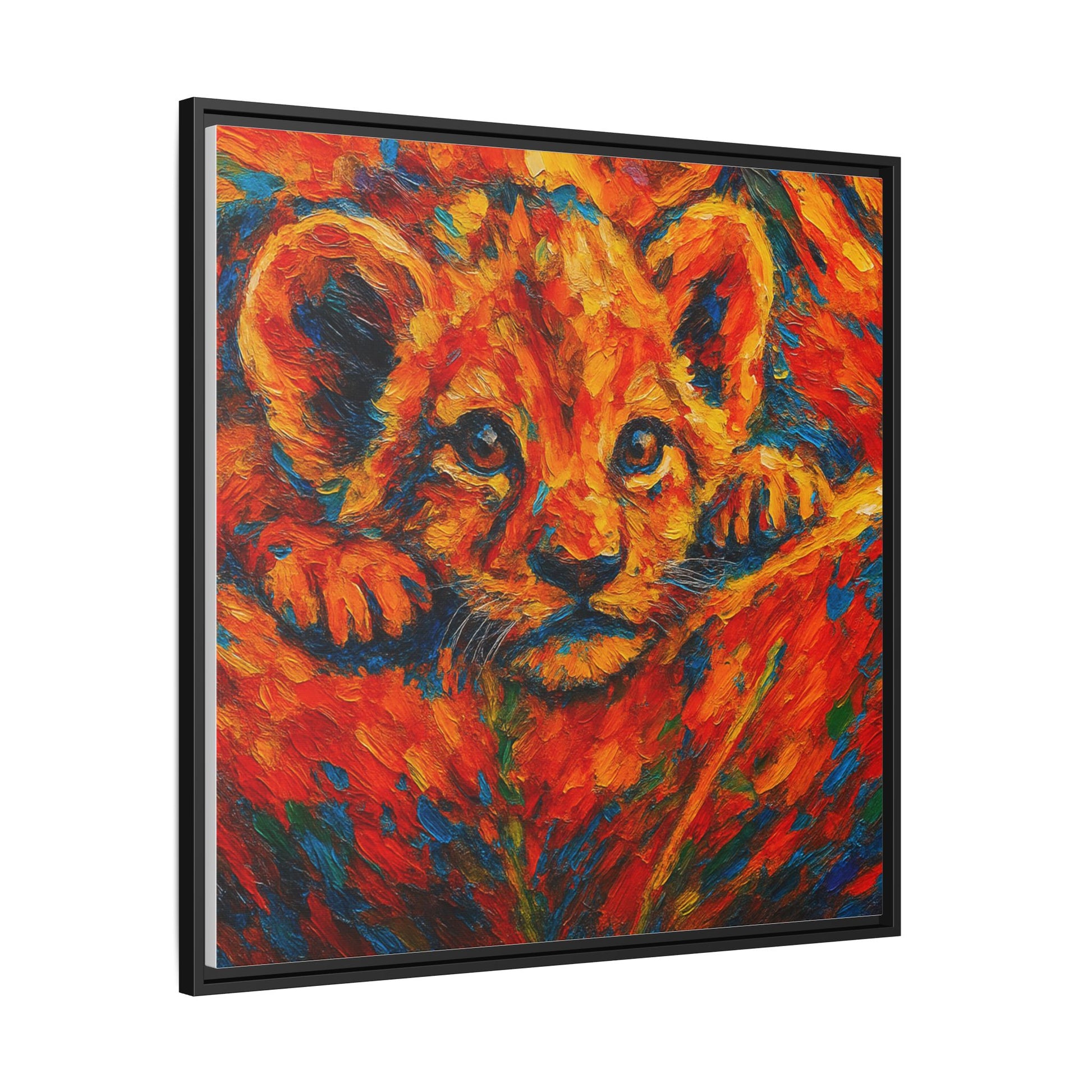 Vibrant Lion Cub