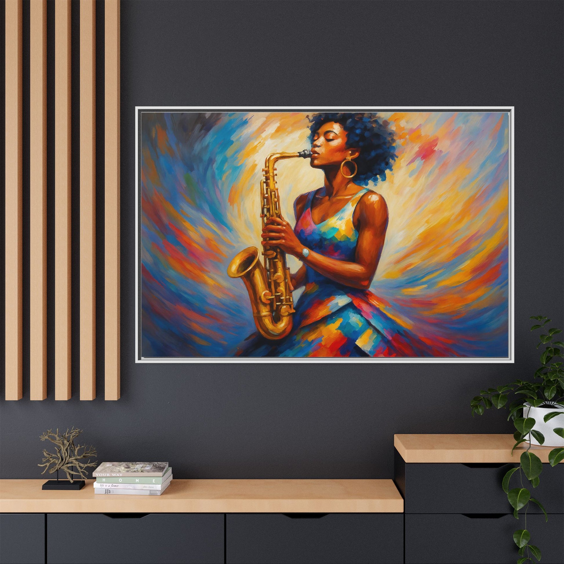 Vibrant Jazzy Lady
