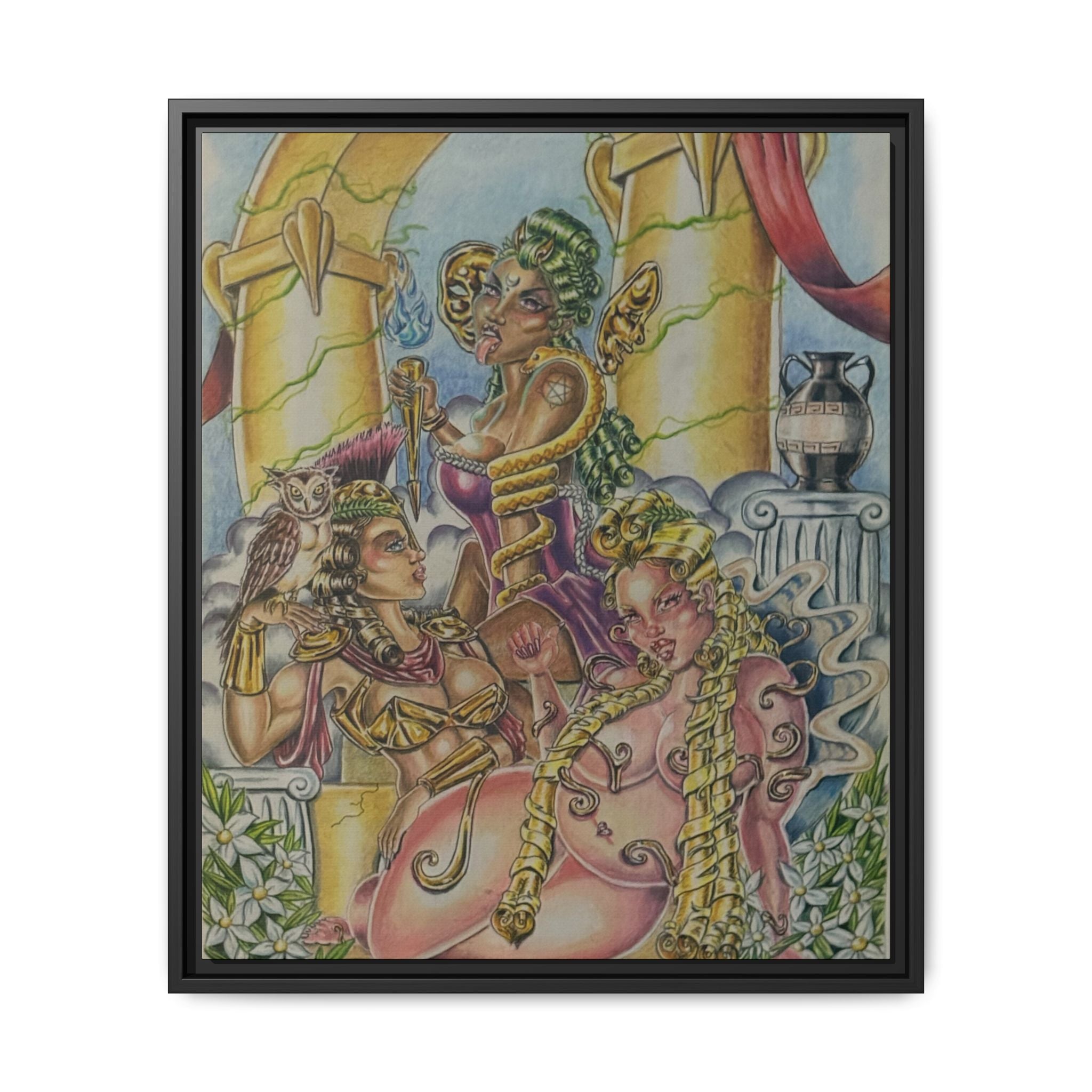 Canvas Art Print - Many Faces