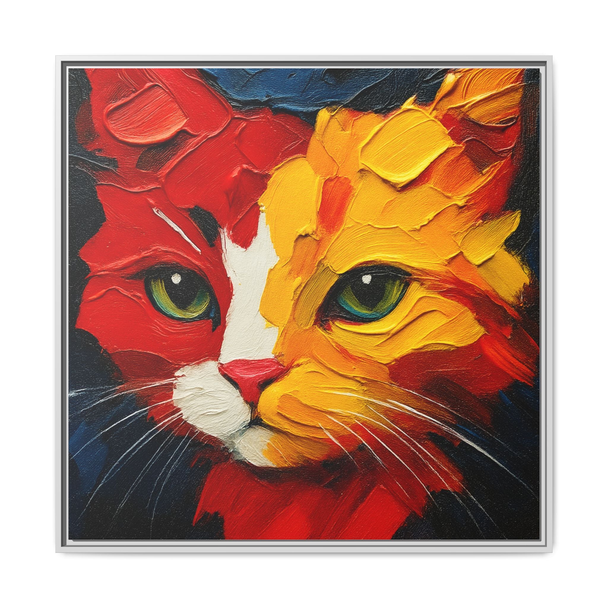 Whiskers in Red & Gold