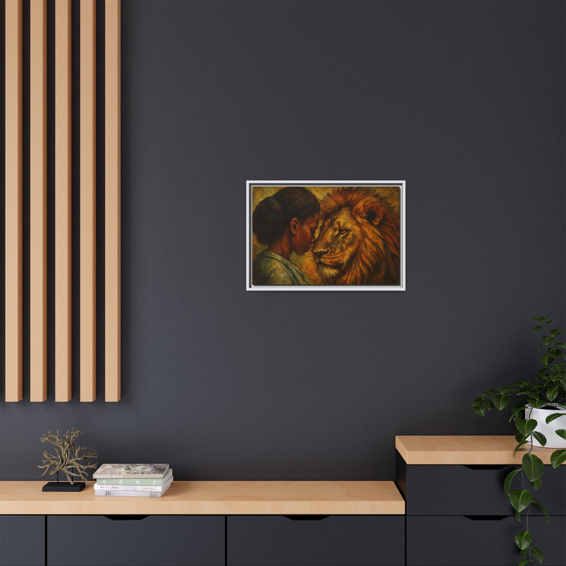 Lion and Woman