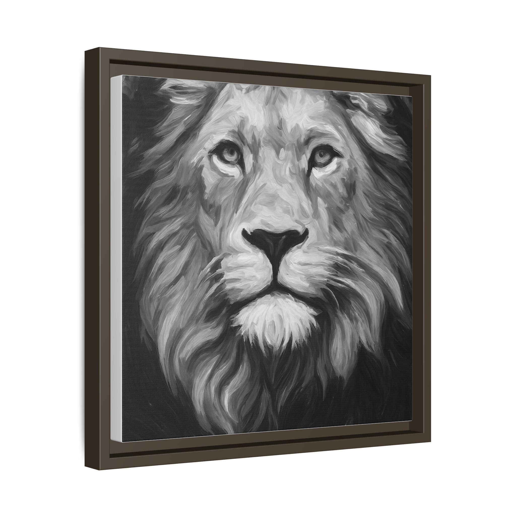 Black and White Lion 1