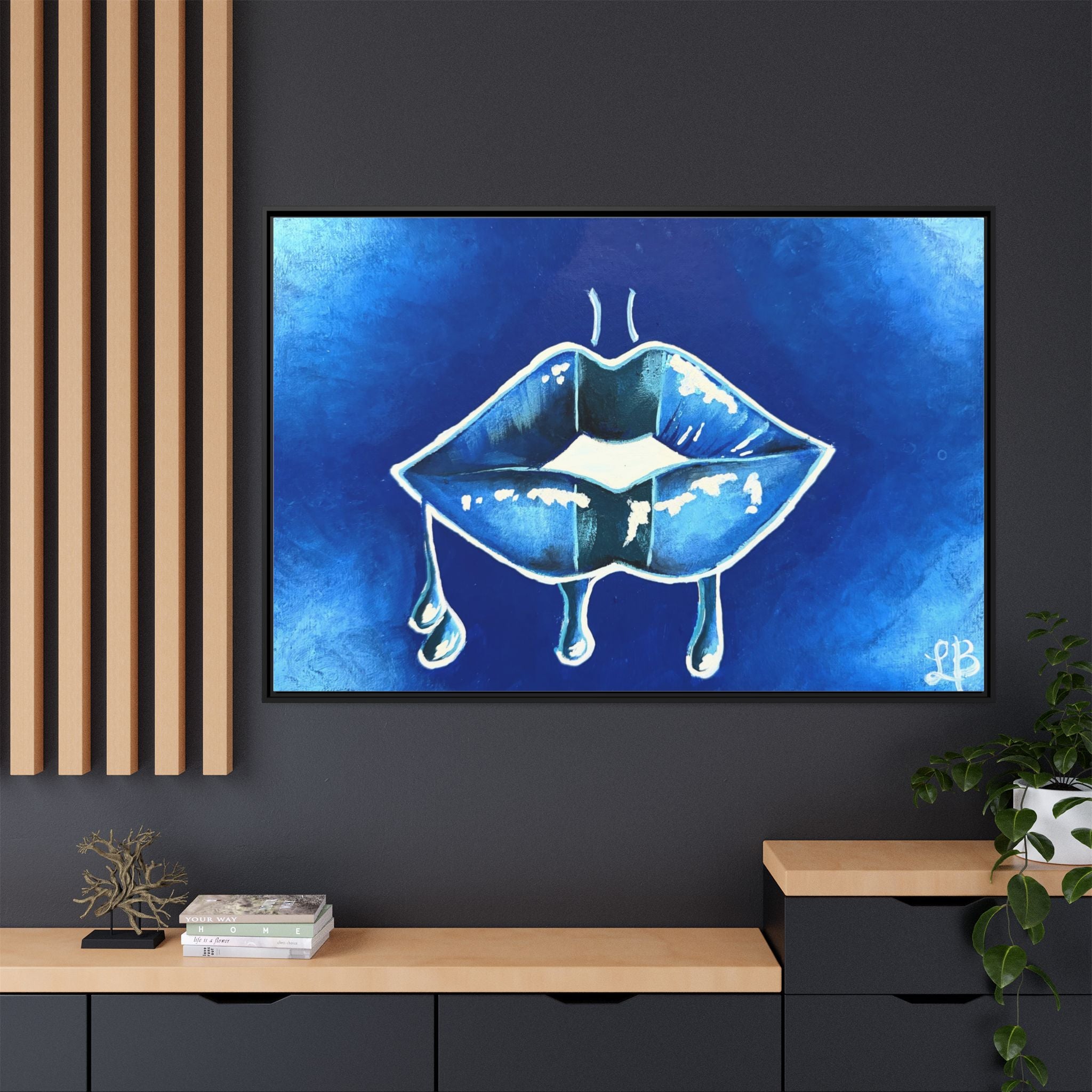 Blue Lips Drip