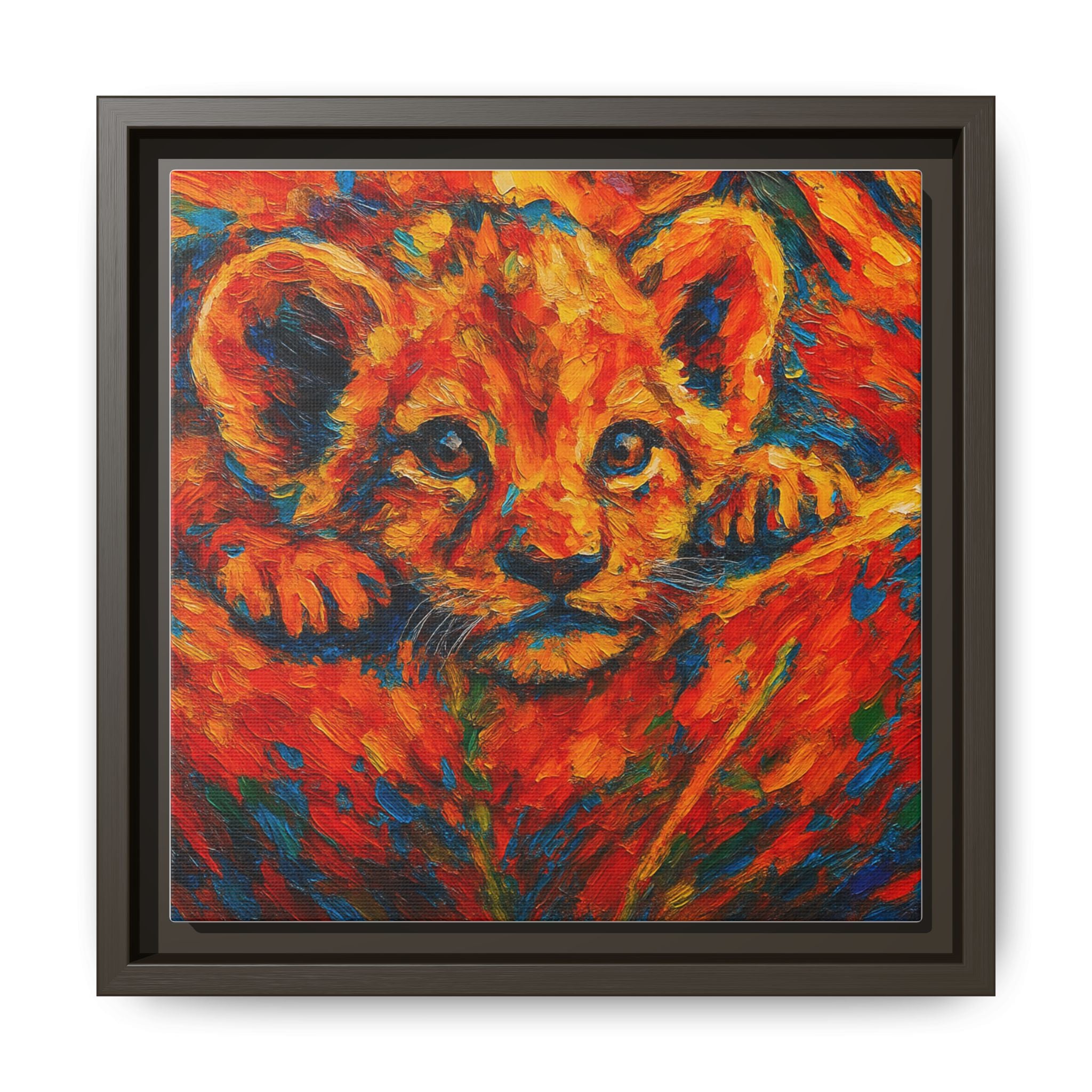 Vibrant Lion Cub