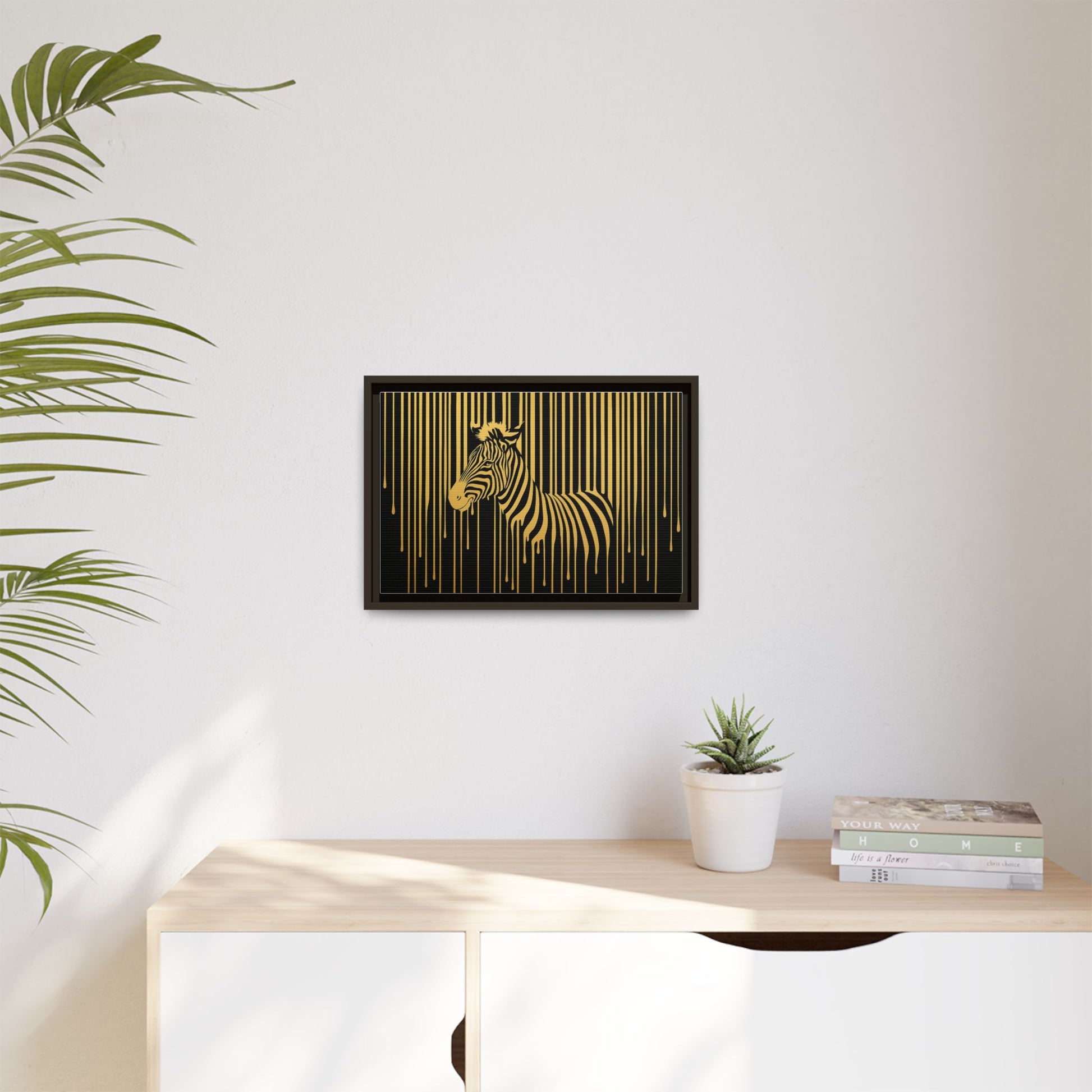 Gold Dripping Zebra