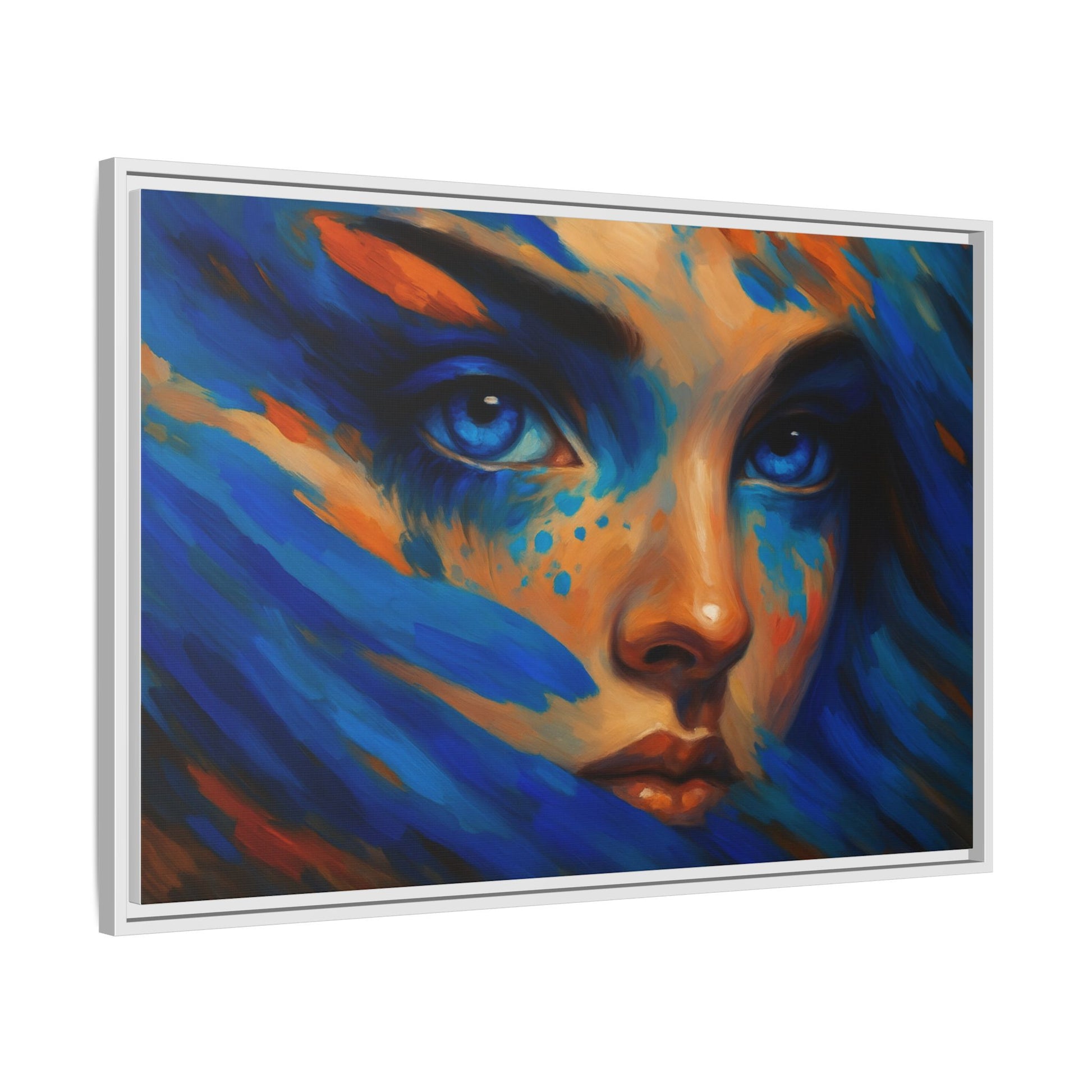 Vibrant Lady Blue Wave