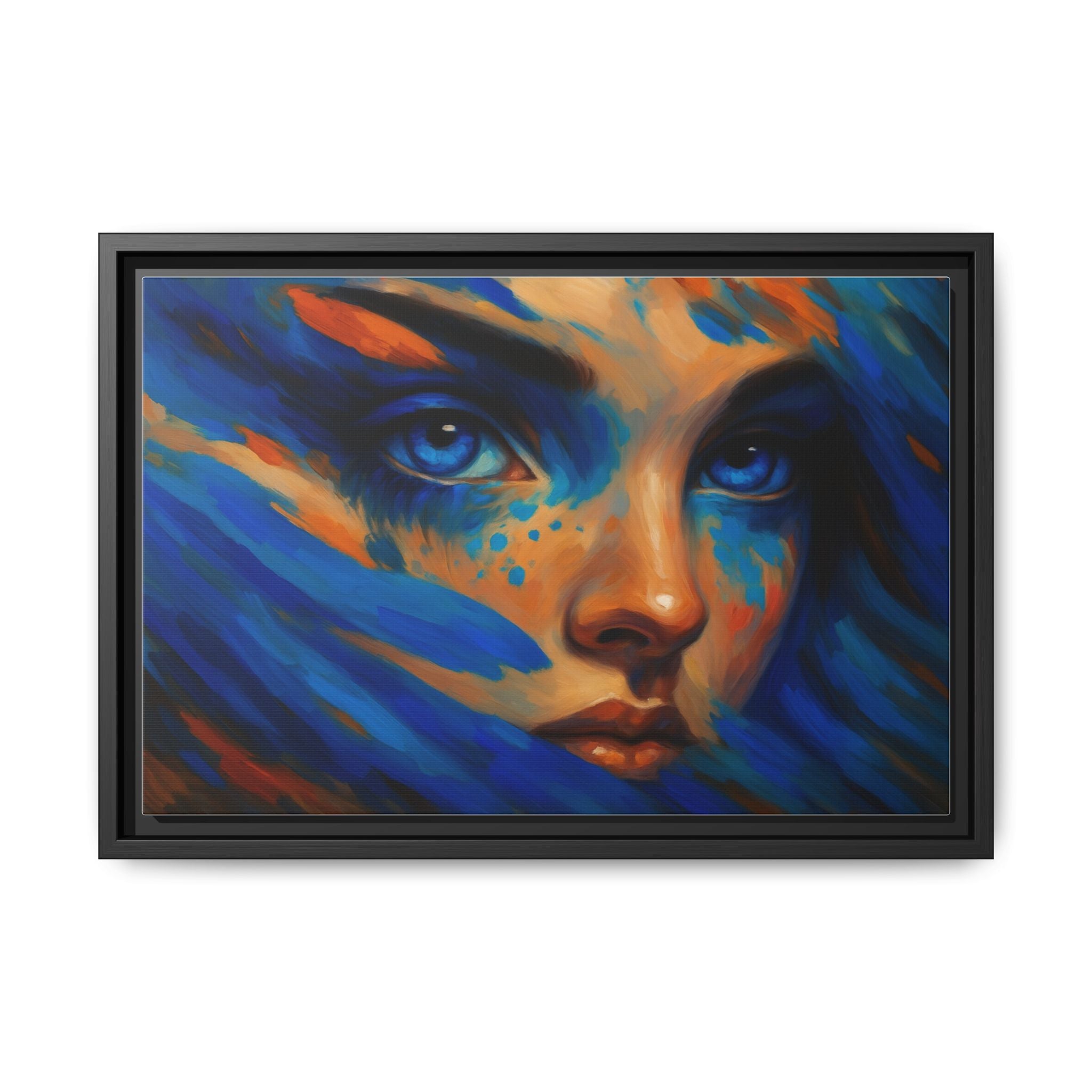 Vibrant Lady Blue Wave