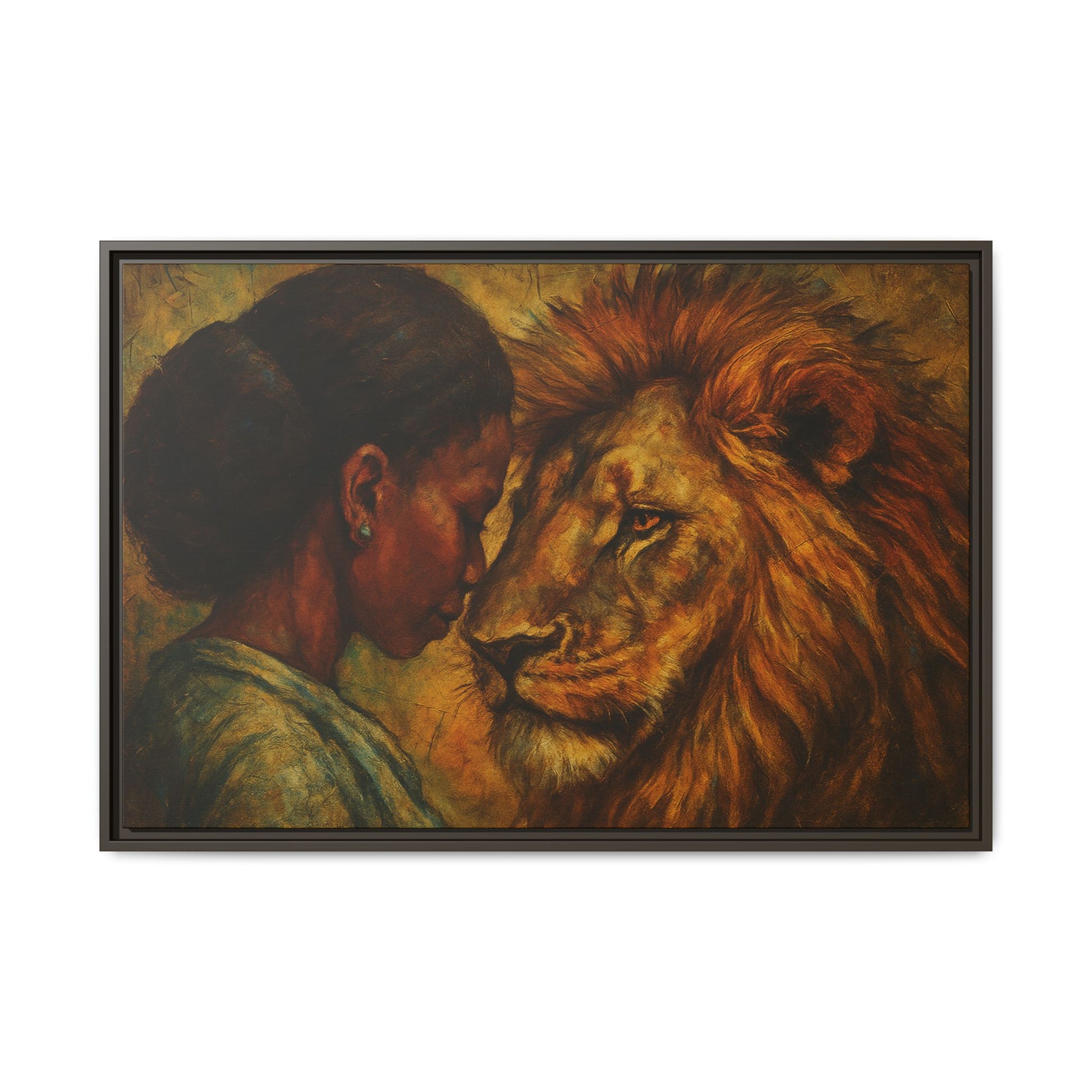 Lion and Woman