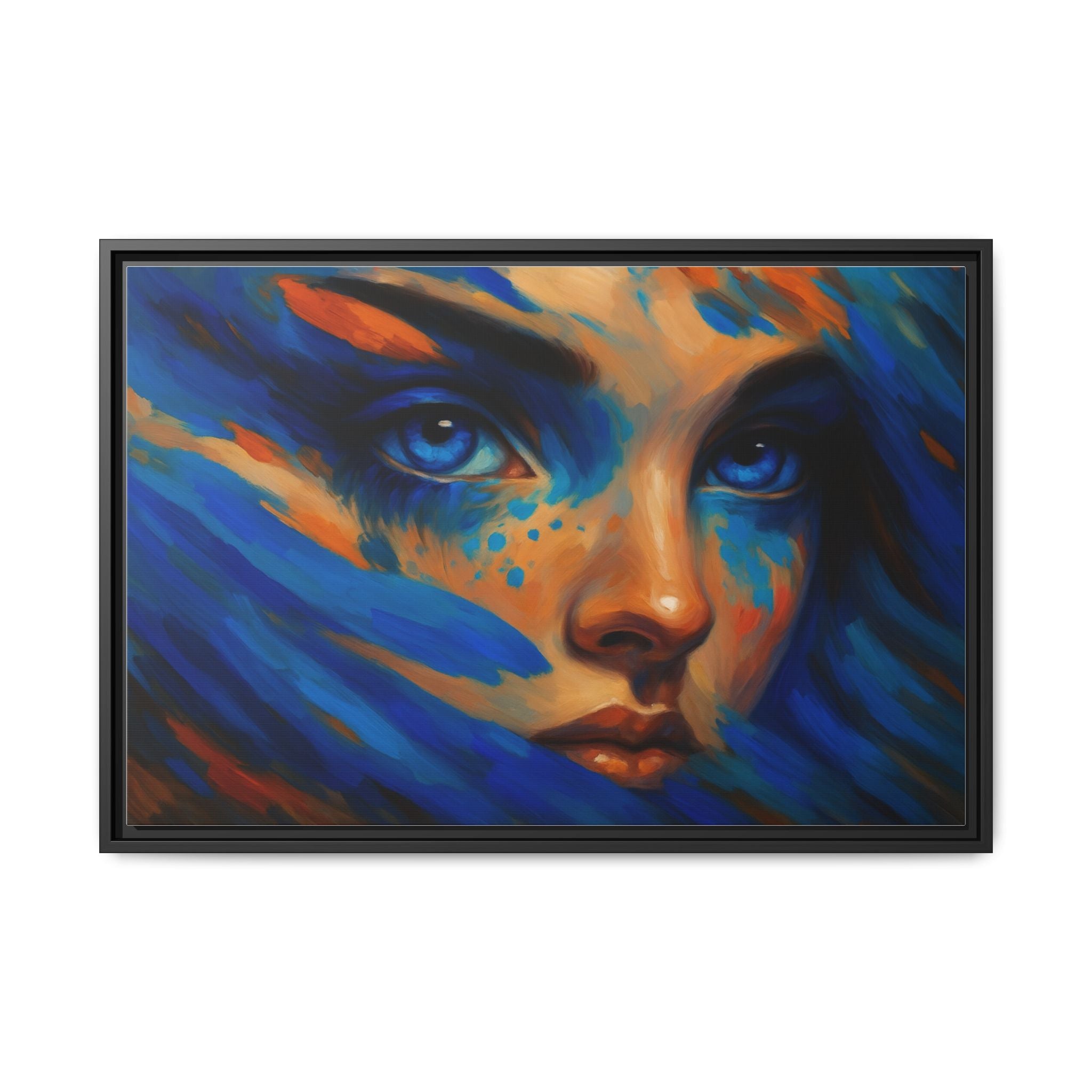 Vibrant Lady Blue Wave