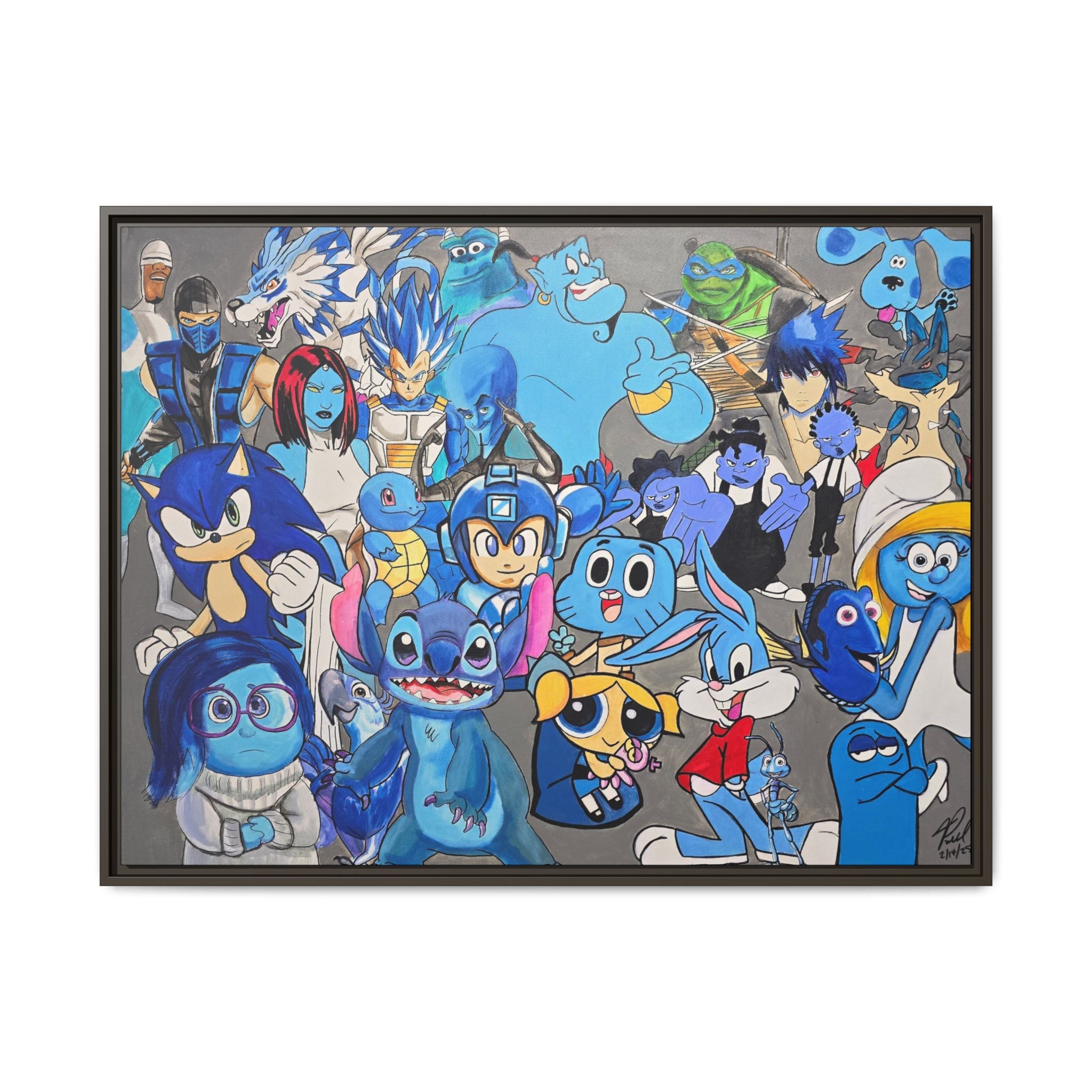 Blue Characters