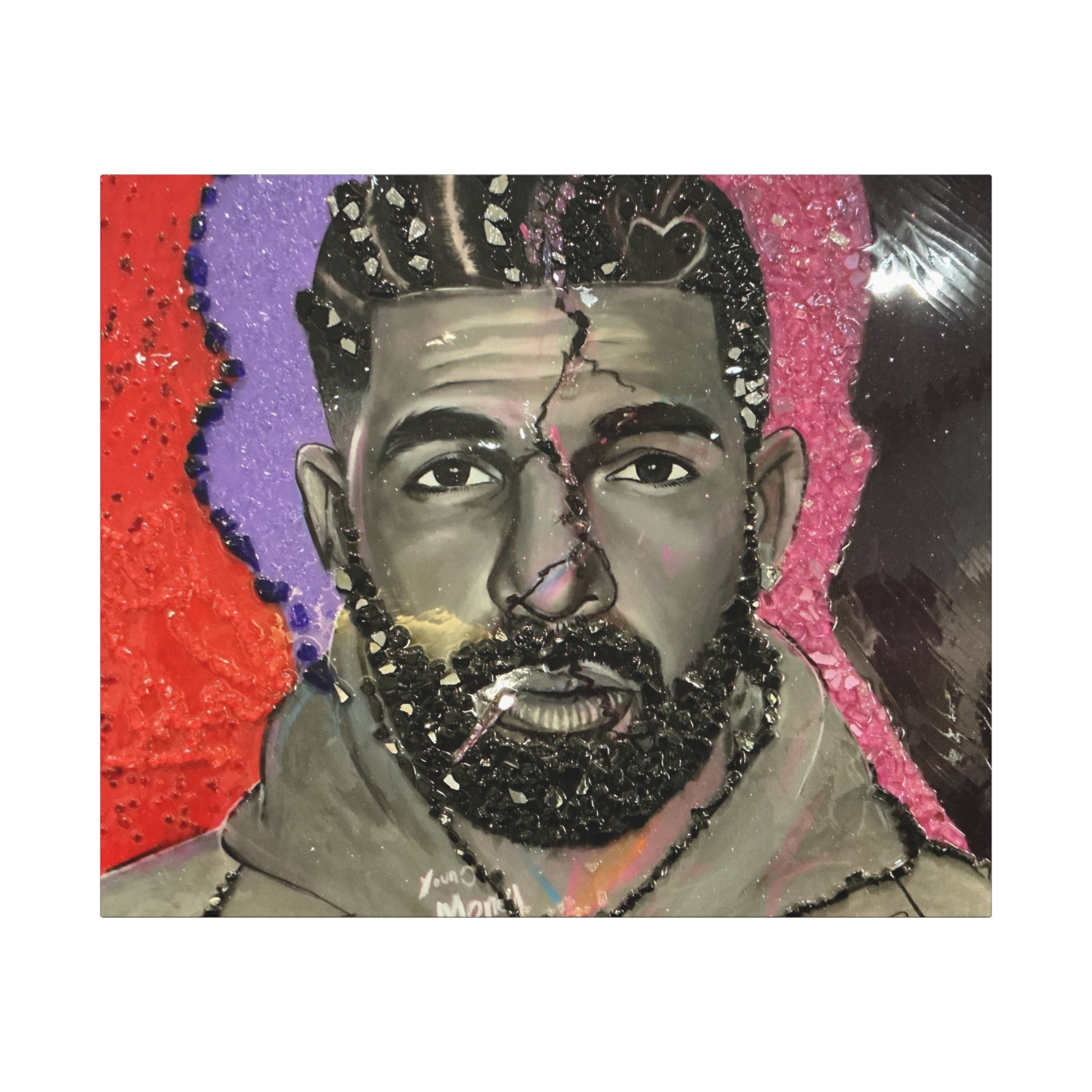 Bold Canvas Art Wraps, Unique Wall Decor, Home Aesthetic, Gift for Music Lovers, Contemporary Artwork for Home