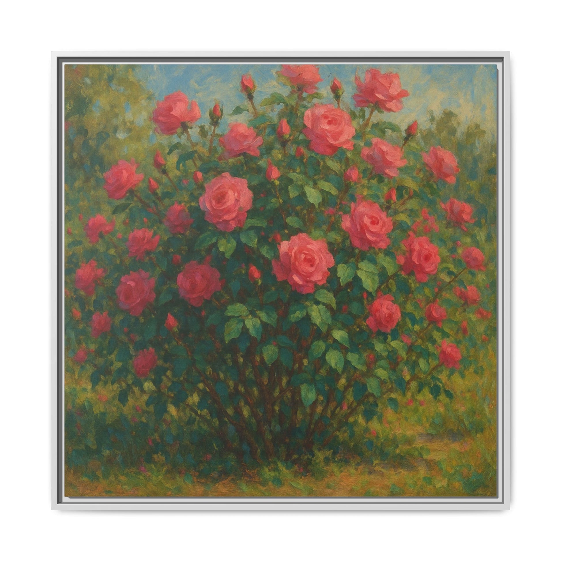 Pink Rose Bush