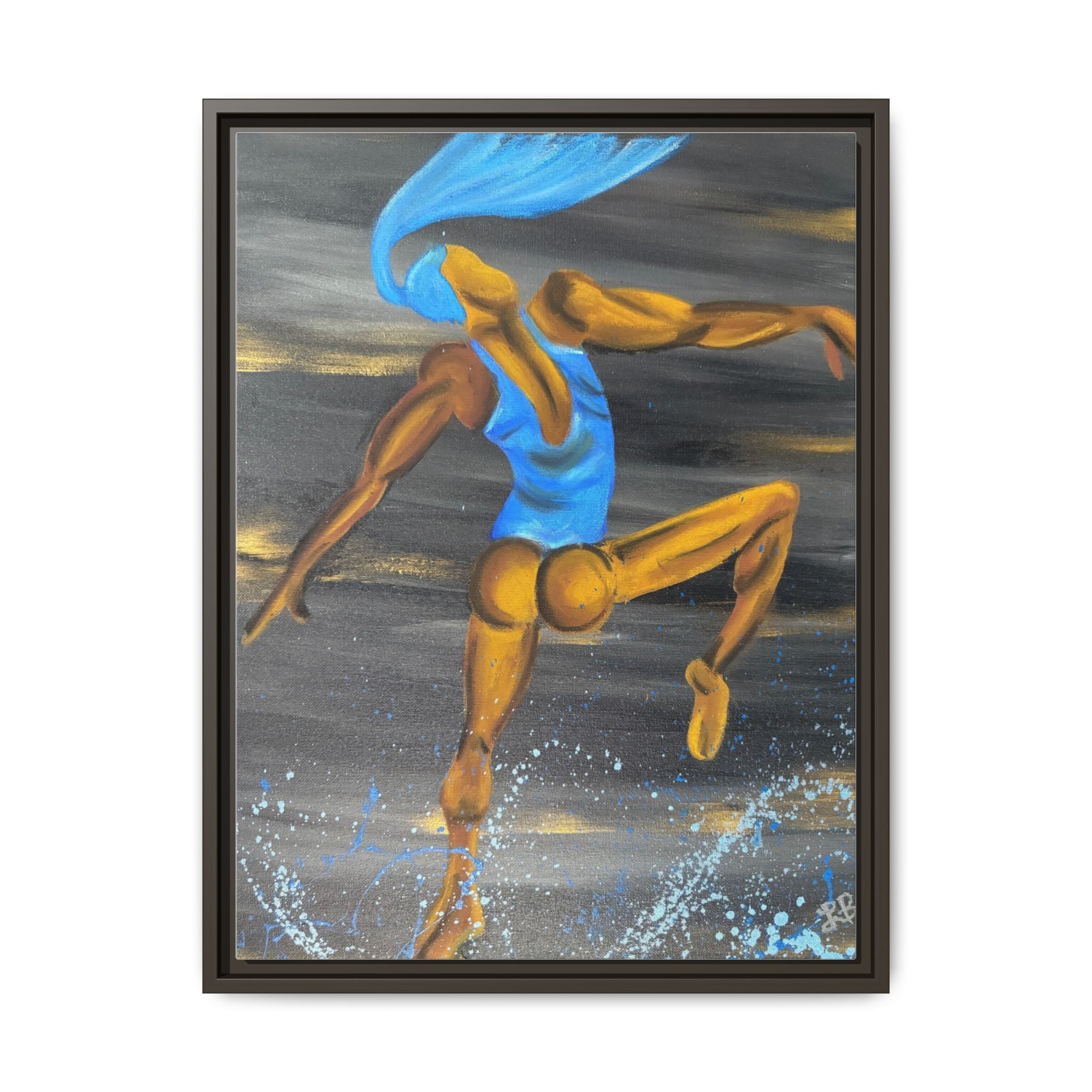 Dynamic Blue Dancing