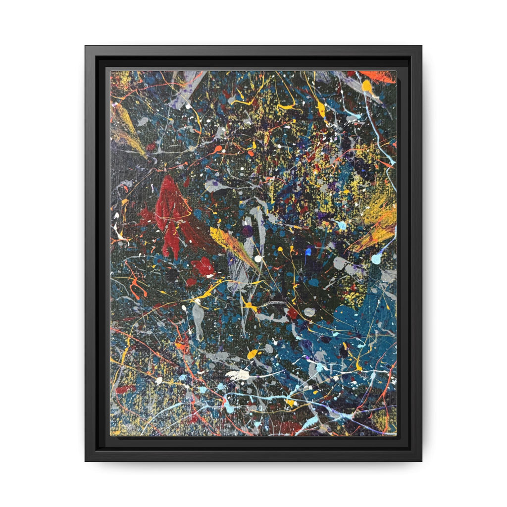 Colorful Abstract Framed Canvas Art