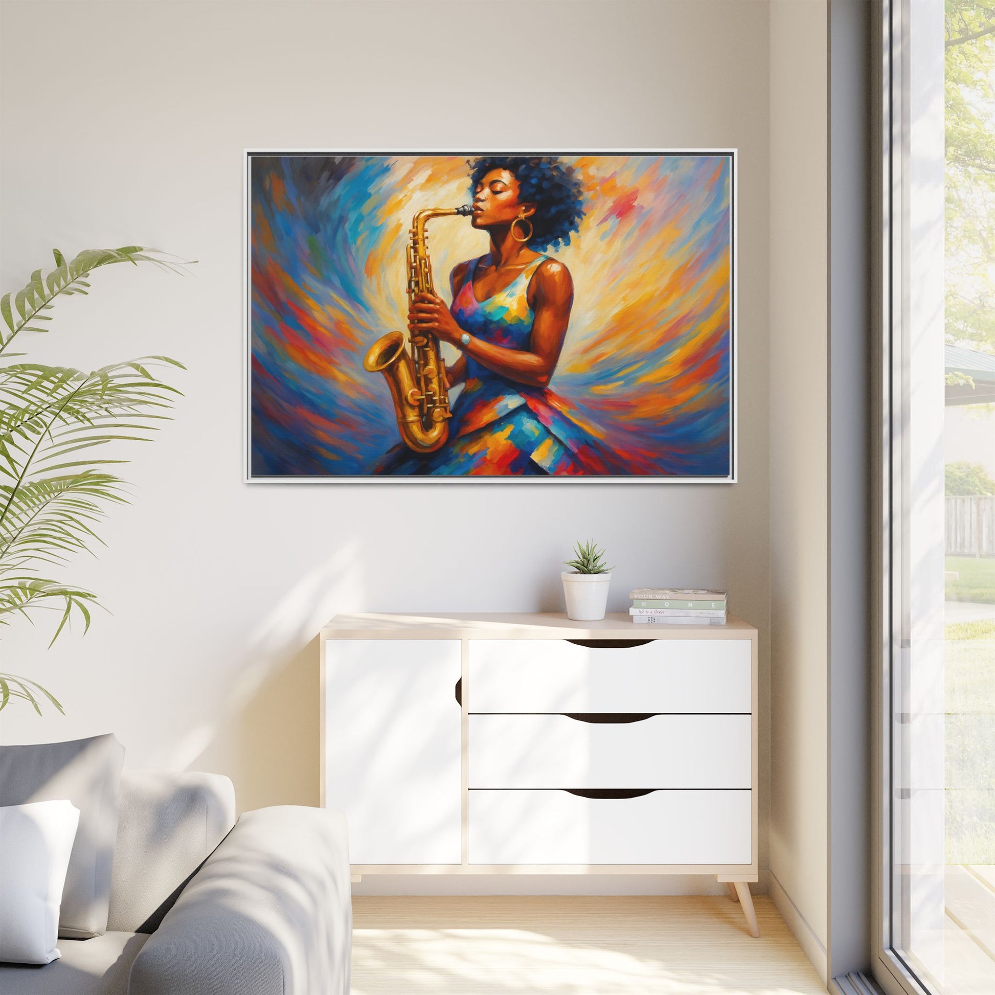 Vibrant Jazzy Lady